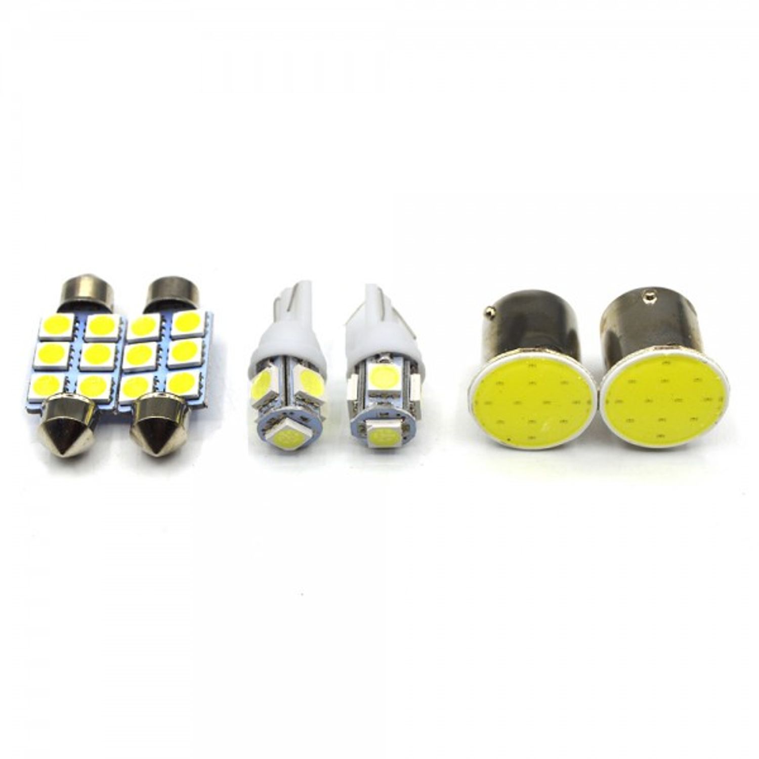 Set 3 x Becuri auto LED SMD, 3W, 6500k fotografia produsului