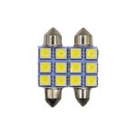 Set 3 x Becuri auto LED SMD, 3W, 6500k fotografia produsului View 2 S