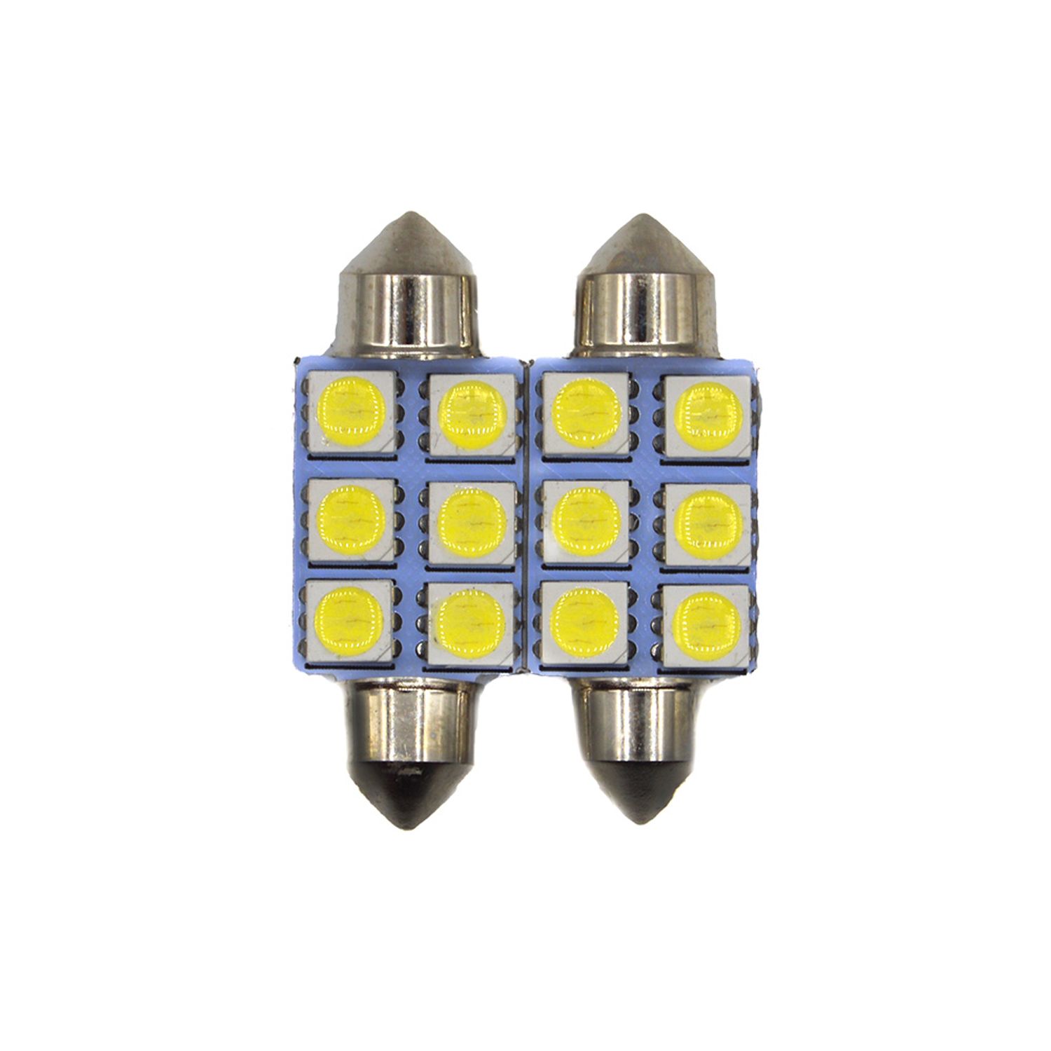 Set 3 x Becuri auto LED SMD, 3W, 6500k fotografia produsului View 2 L