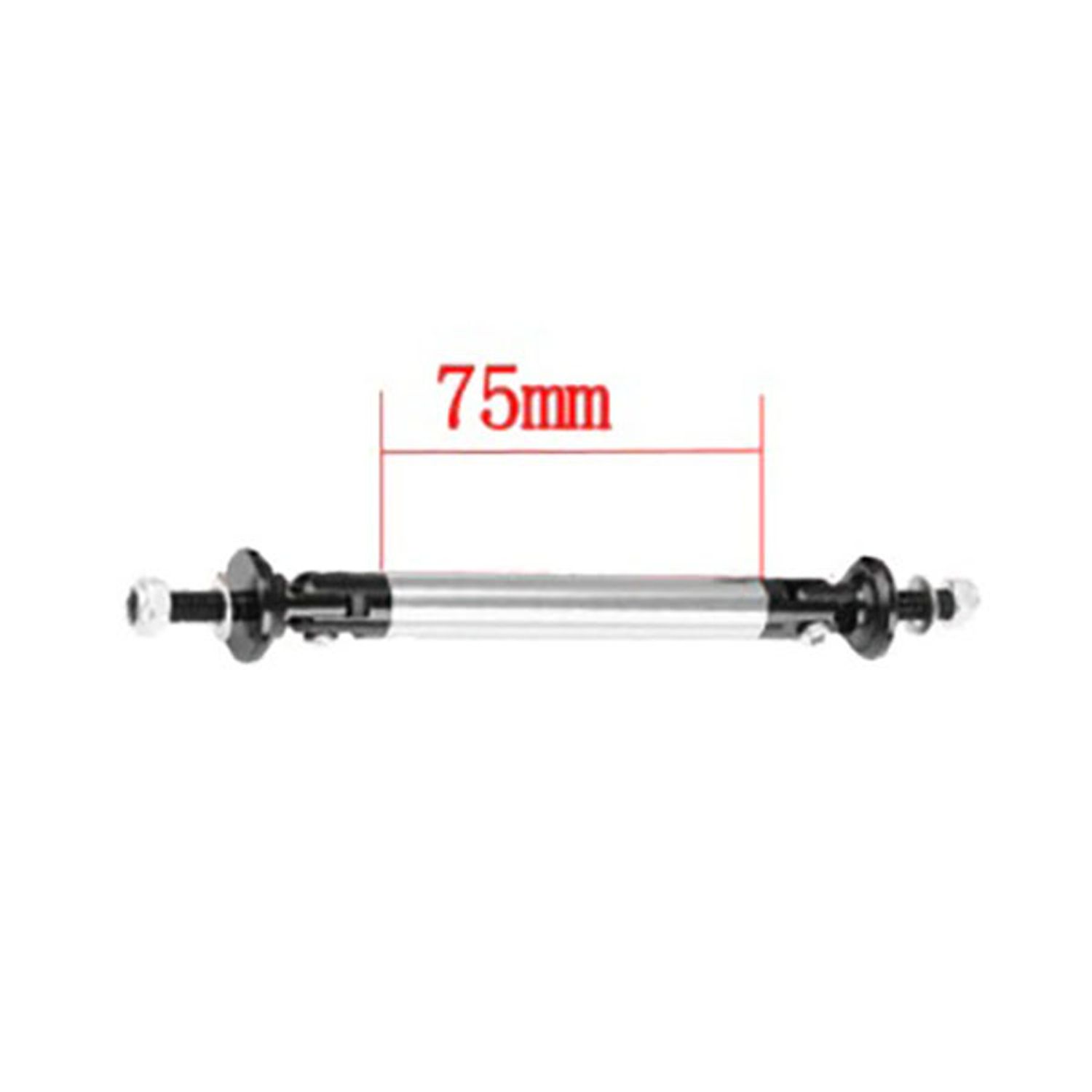 Set 2 tije sustinere prelungire bara, argintiu, 75mm fotografia produsului View 4 L