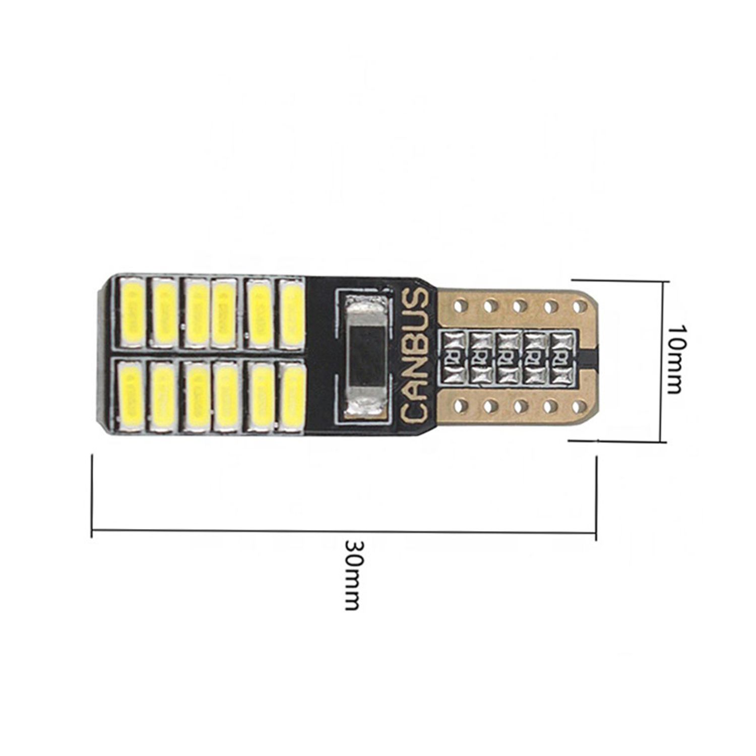 Set 2 Becuri auto LED SMD, T10, Canbus, 5W, 2 modele fotografia produsului View 5 L