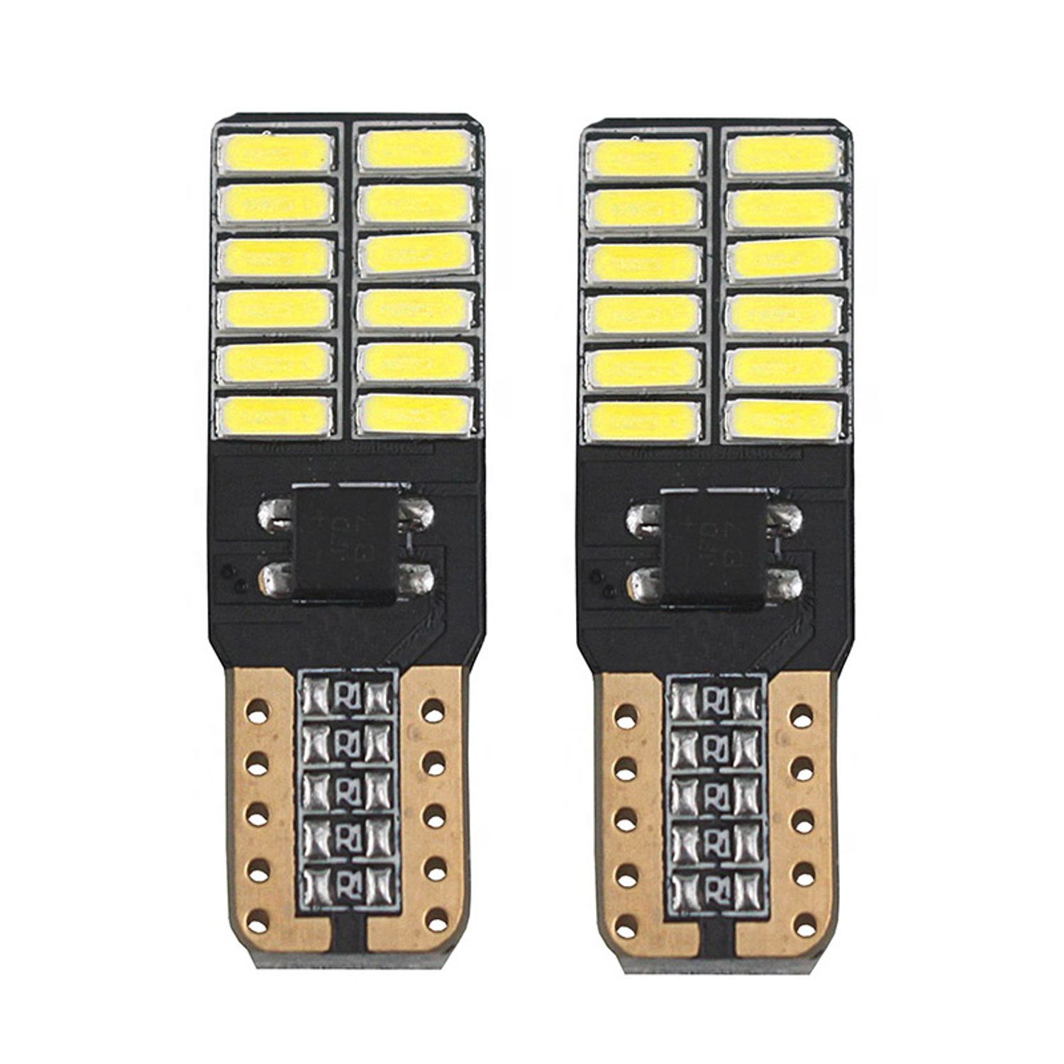 Set 2 Becuri auto LED SMD, T10, Canbus, 5W, 2 modele fotografia produsului View 2 L