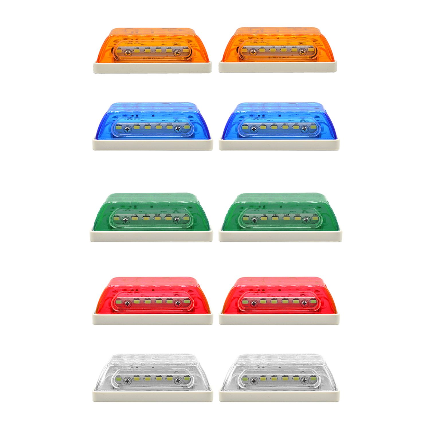 Set 2 x lampa laterala LED, gabarit, 5 modele, 24V fotografia produsului