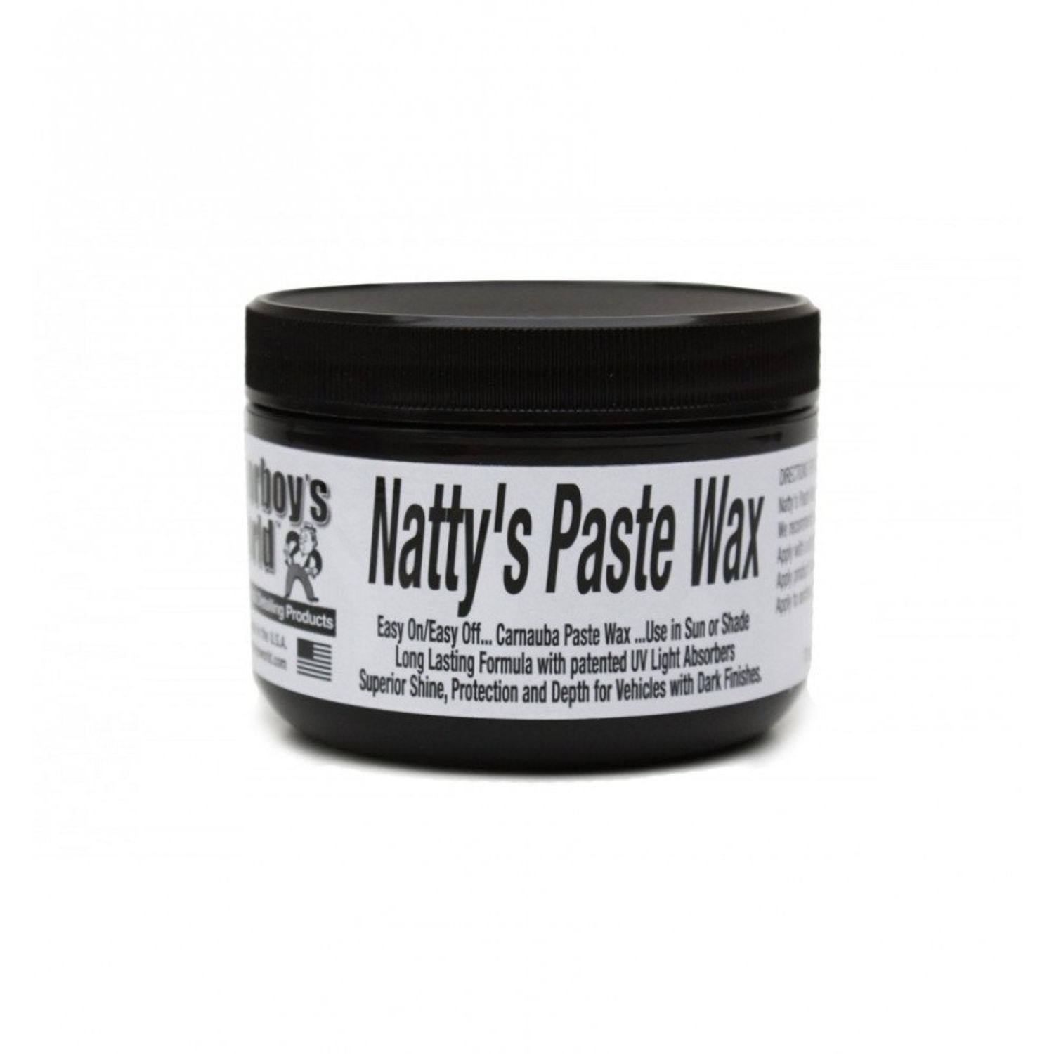 Ceara Auto Poorboy's World Natty's Paste Wax Black, 227g fotografia produsului