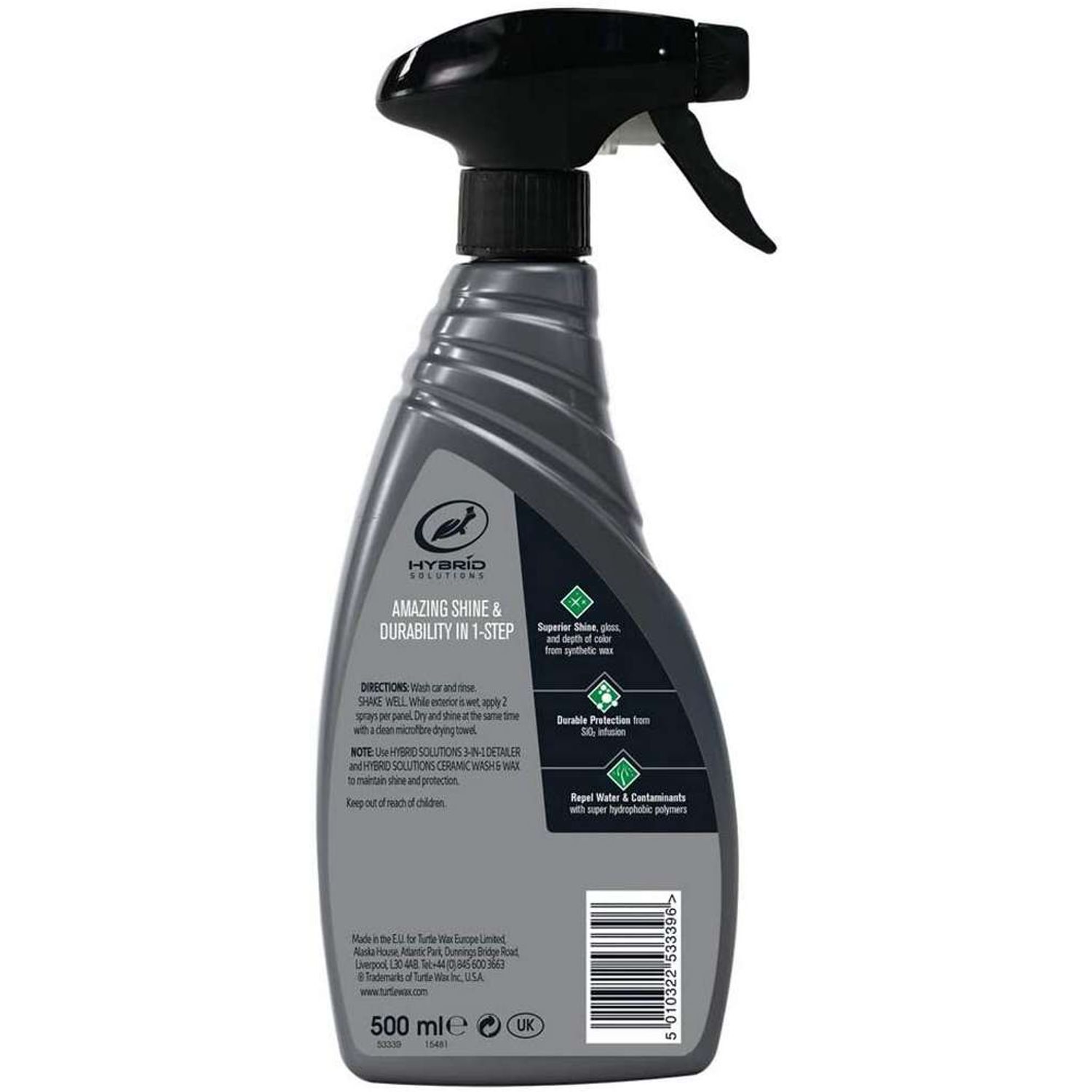 Ceara Auto Lichida Turtle Wax Hybrid Solutions Ceramic Wet Wax, 500ml fotografia produsului View 2 L