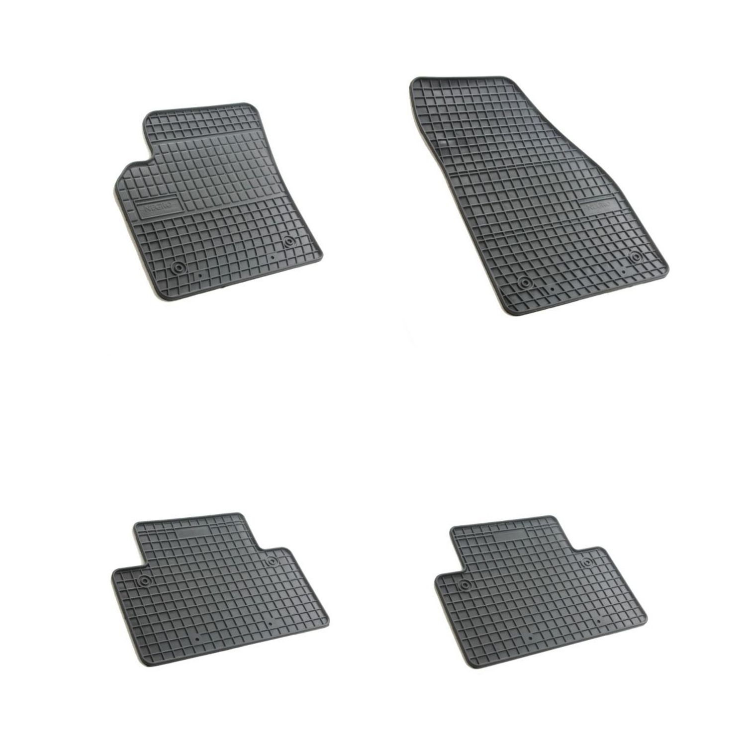 Set 4 covorase cauciuc Volvo V50 2004 - 2012 fotografia produsului