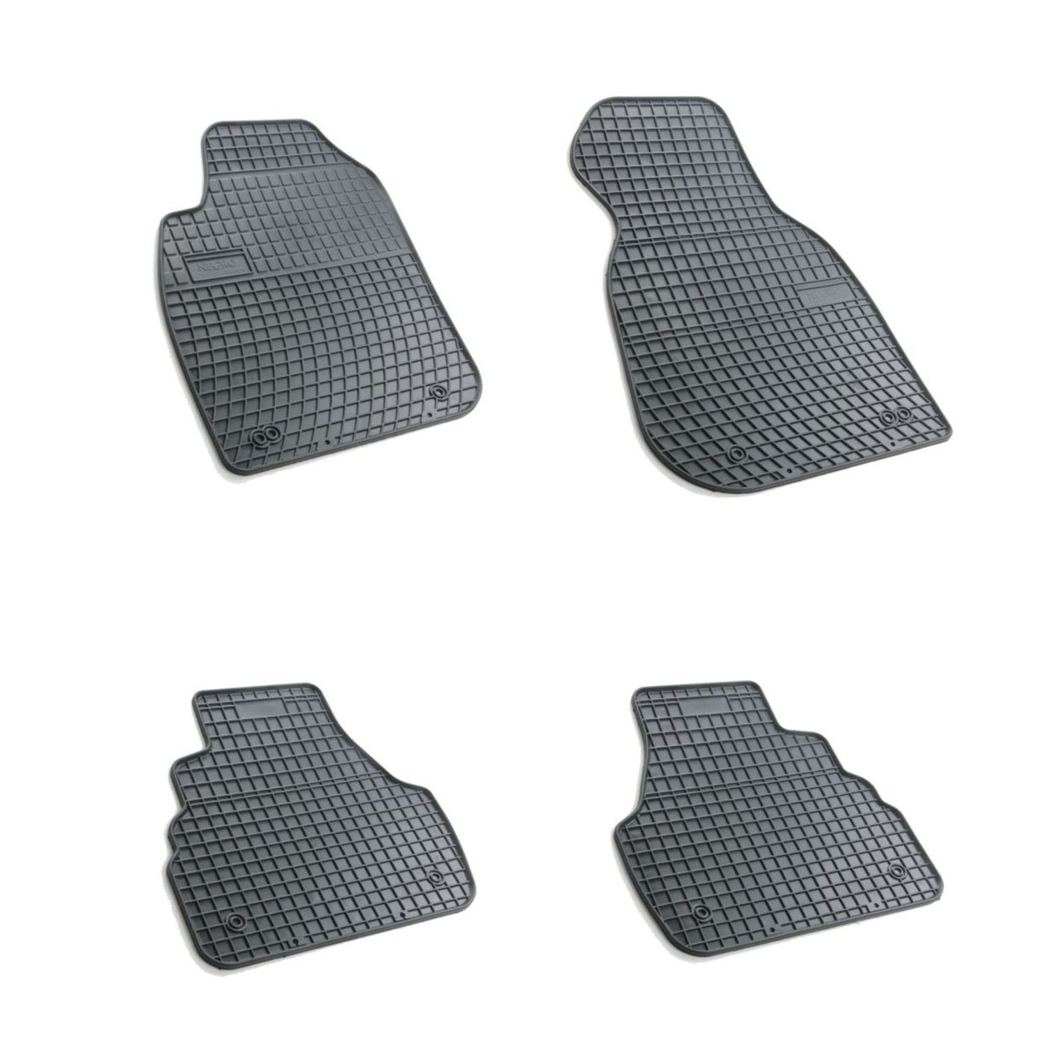 Set 4 covorase cauciuc Audi A6 C5 1997 - 2004 fotografia produsului