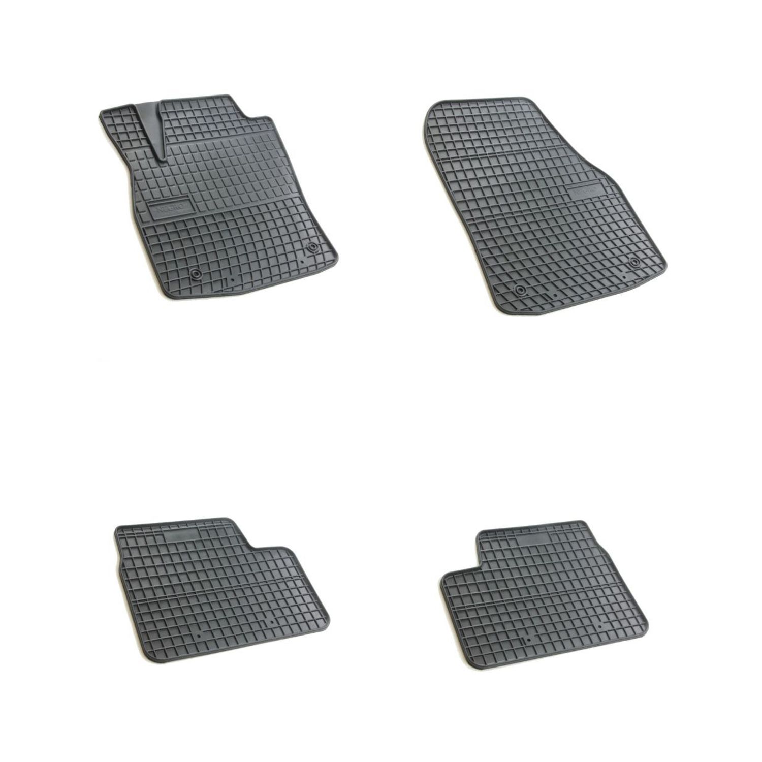 Set 4 covorase cauciuc Opel Astra III H 2004 - fotografia produsului