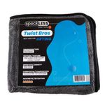 Prosop Microfibre Uscare Auto speckLESS Twist Bros, Grey, 90x70cm fotografia produsului View 2 S