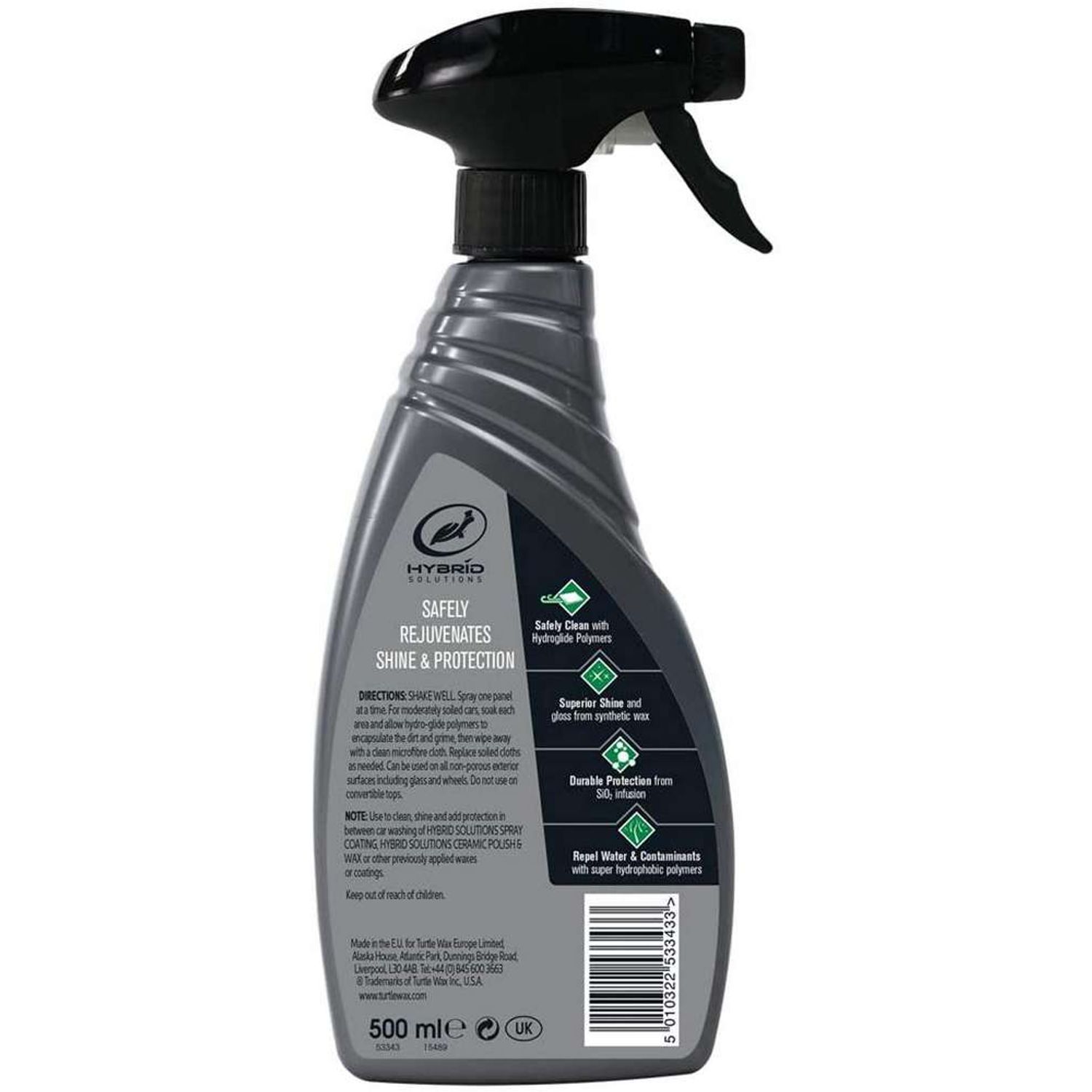 Solutie Turtle Wax Hybrid Solutions Ceramic 3 in 1 Detailer, 500ml fotografia produsului View 2 L