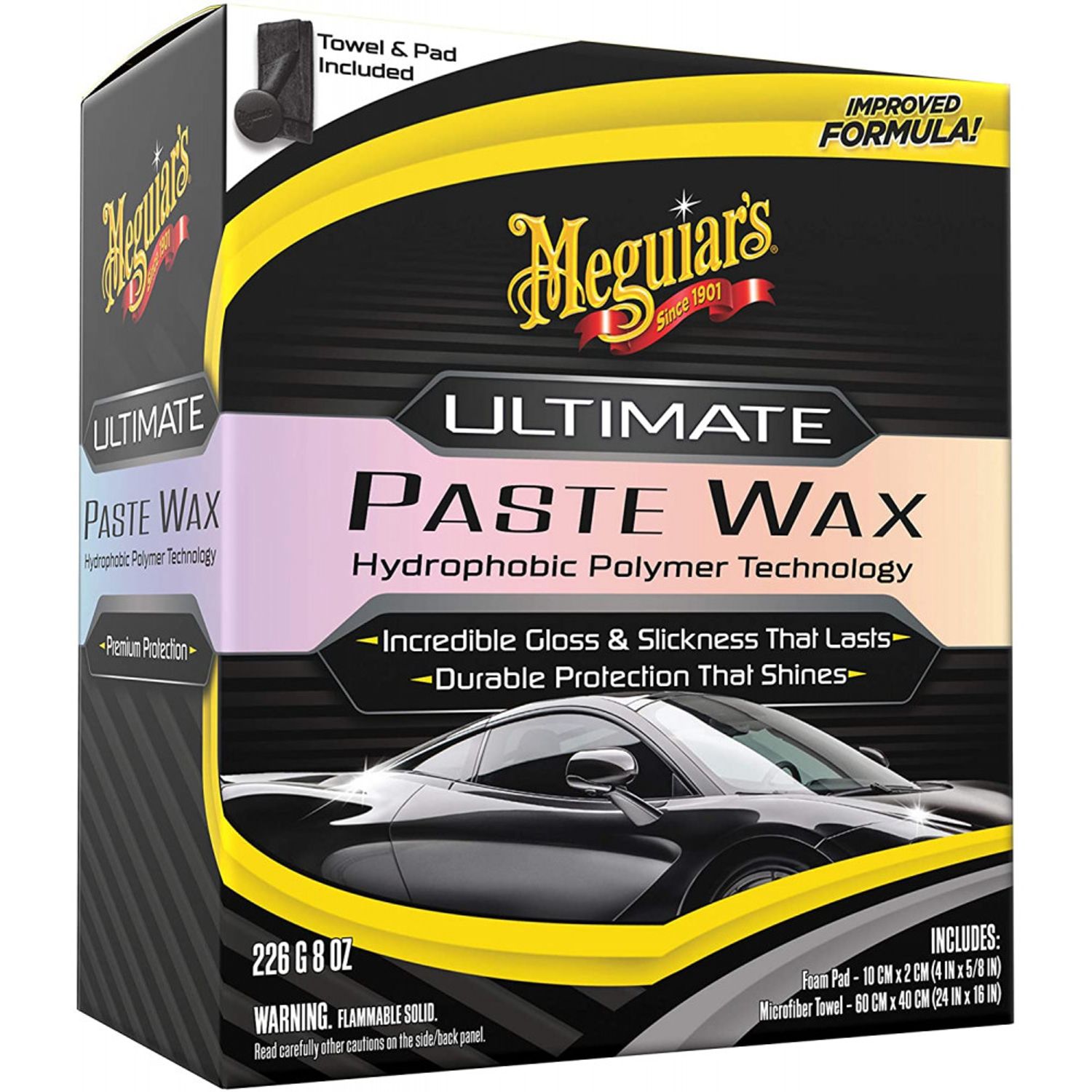 Ceara Auto Solida Meguiar's Ultimate Paste Wax, 226g fotografia produsului