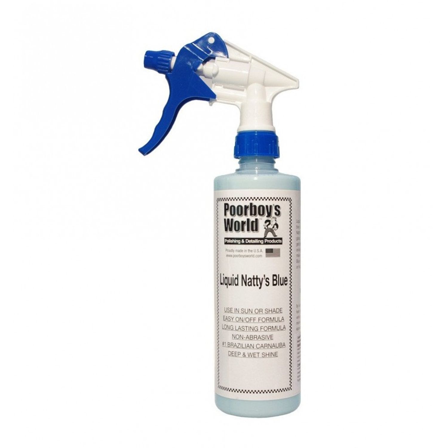 Ceara Auto Lichida Poorboy's World Liquid Natty's Blue, 473ml fotografia produsului