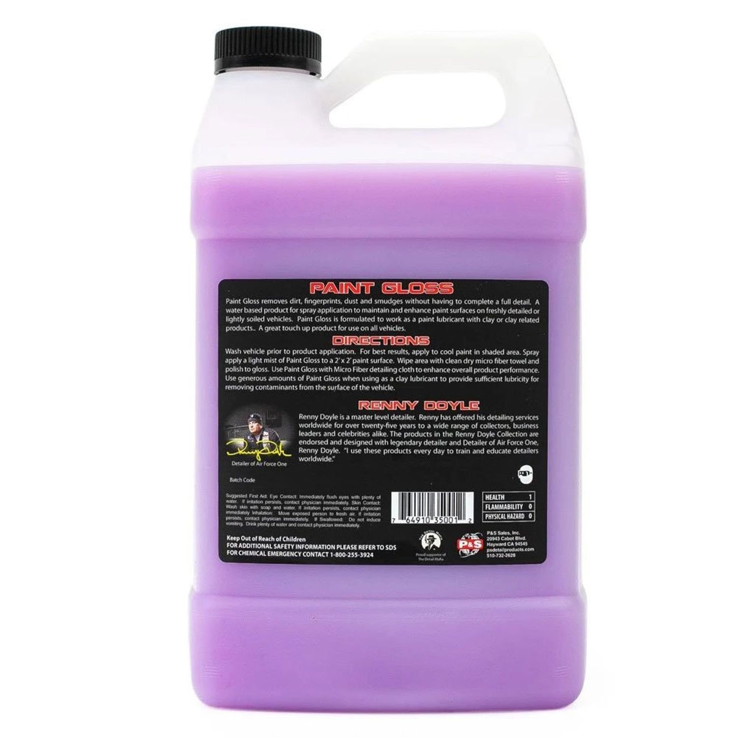 Solutie Intretinere Auto P&S Paint Gloss, 3.79L fotografia produsului View 2 L