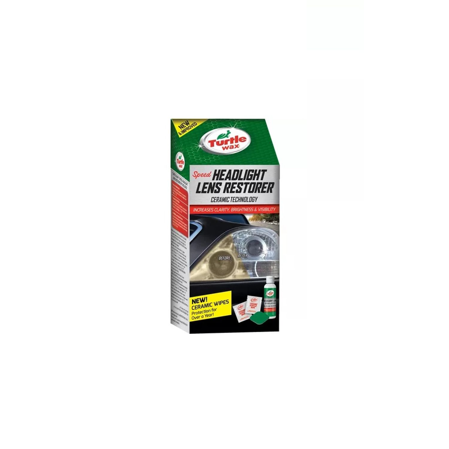 Kit Restaurare Faruri Plastic Turtle Wax, 240ml fotografia produsului