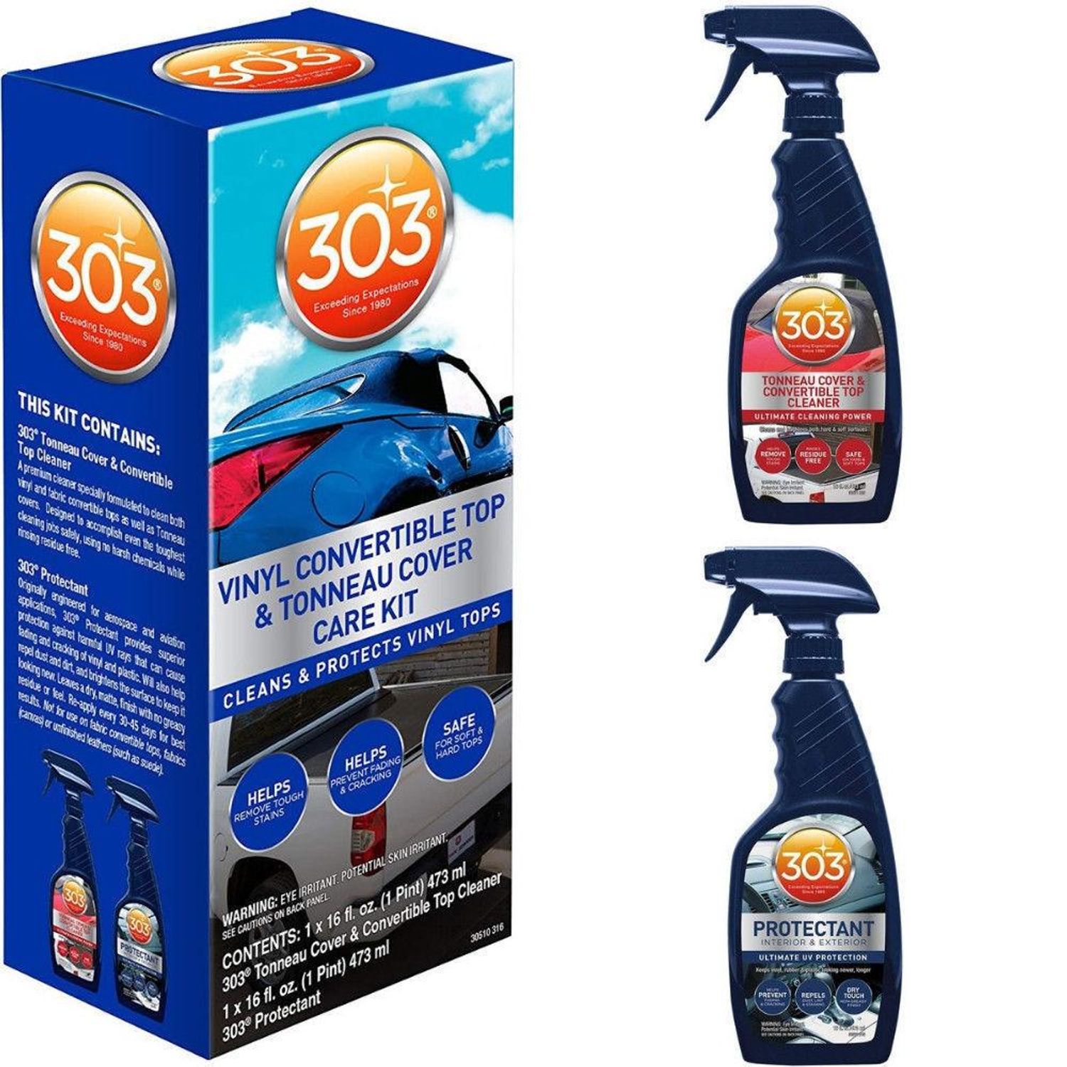 Set Impermeabilizare Auto Vinyl-Top 303 Vinyl Convertible Top Kit fotografia produsului View 2 L