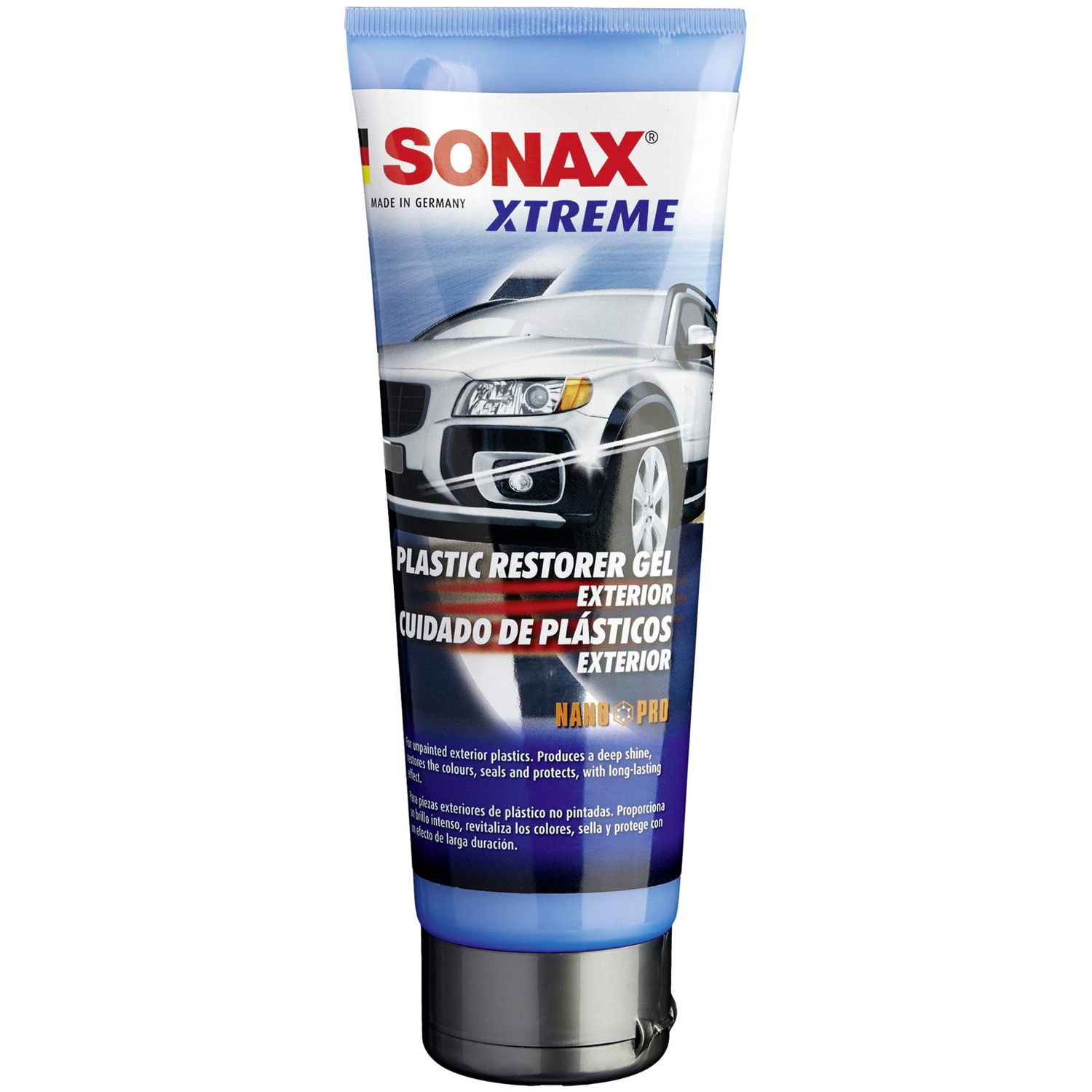 Dressing Plastic Exterior Auto Sonax Xtreme Exterior Plastic Restorer Gel NanoPro fotografia produsului
