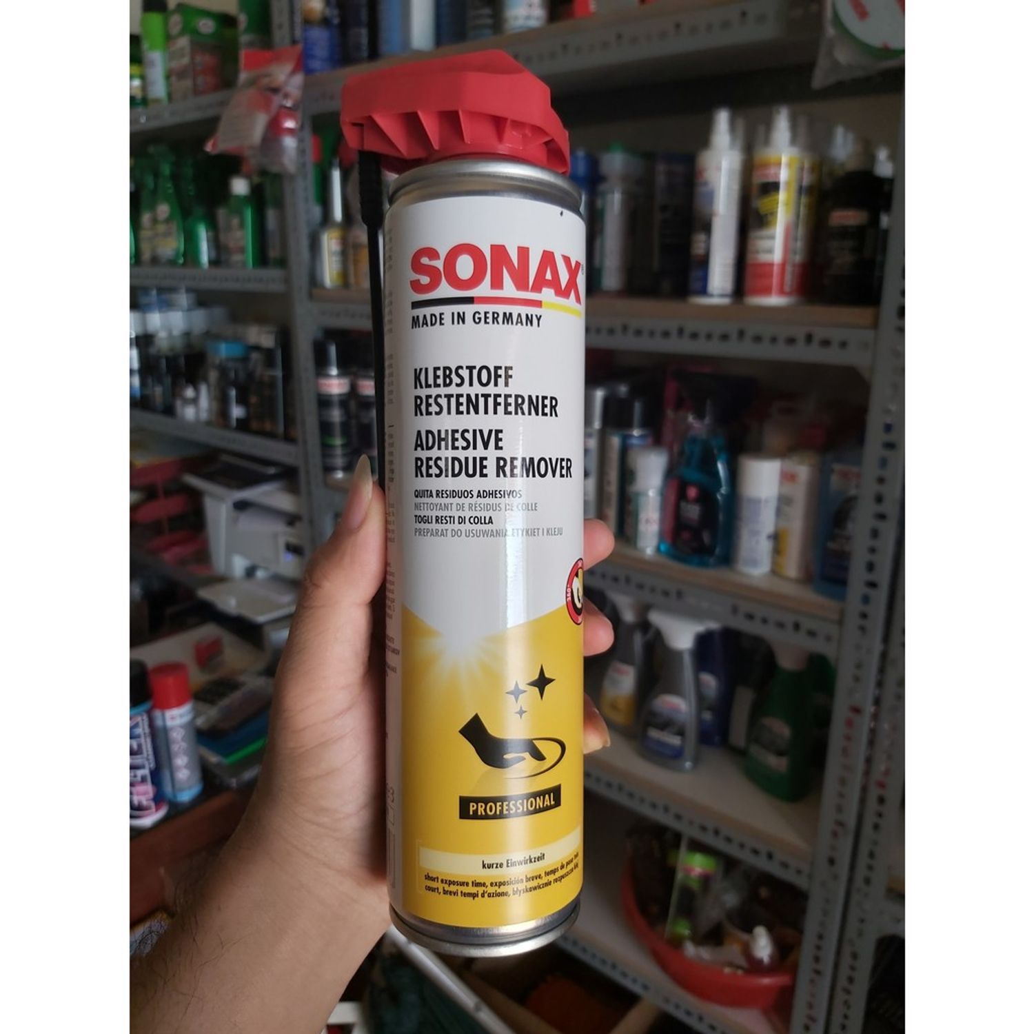 Solutie Indepartare Adeziv Auto Sonax Adhesive Remover, 400ml fotografia produsului View 2 L