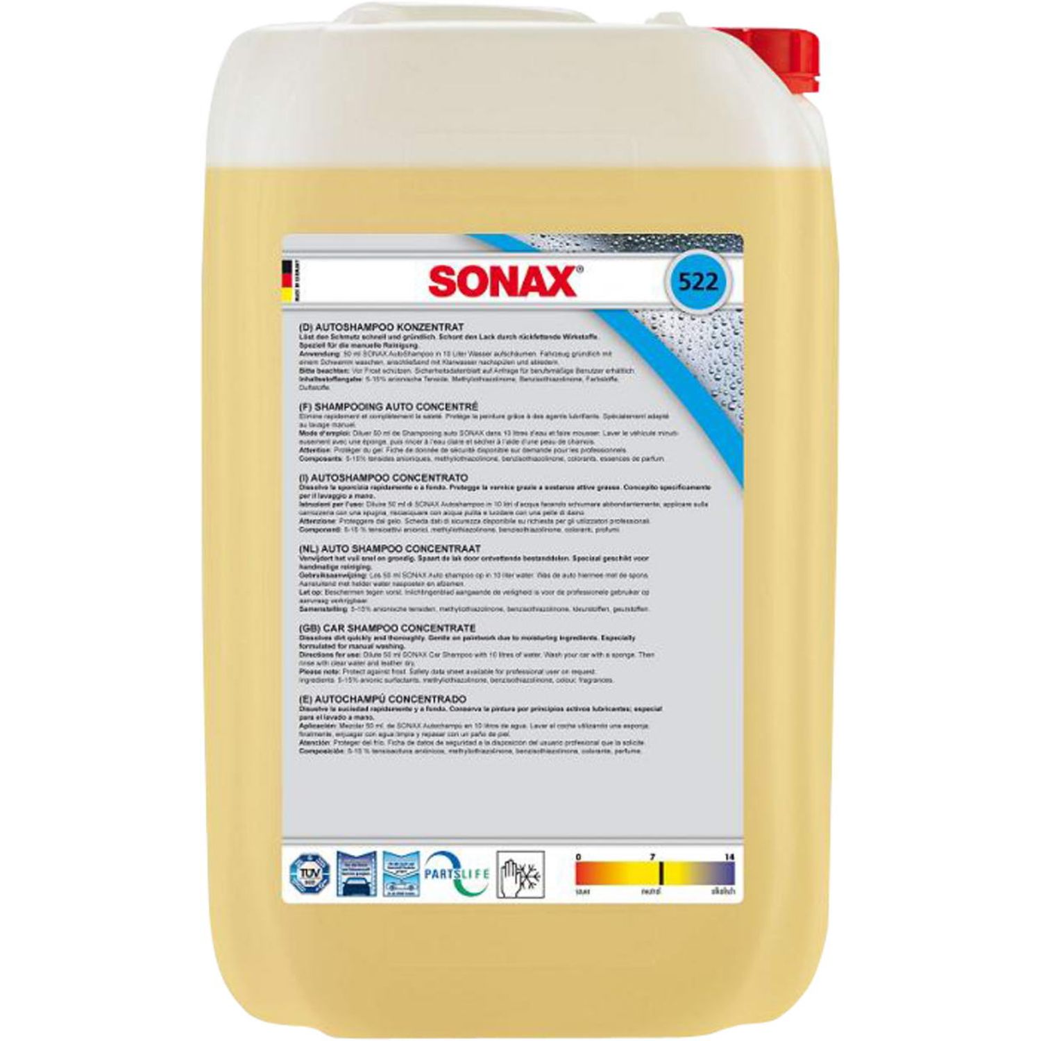 Sampon Auto Concentrat Sonax Gloss Shampoo, 25L fotografia produsului