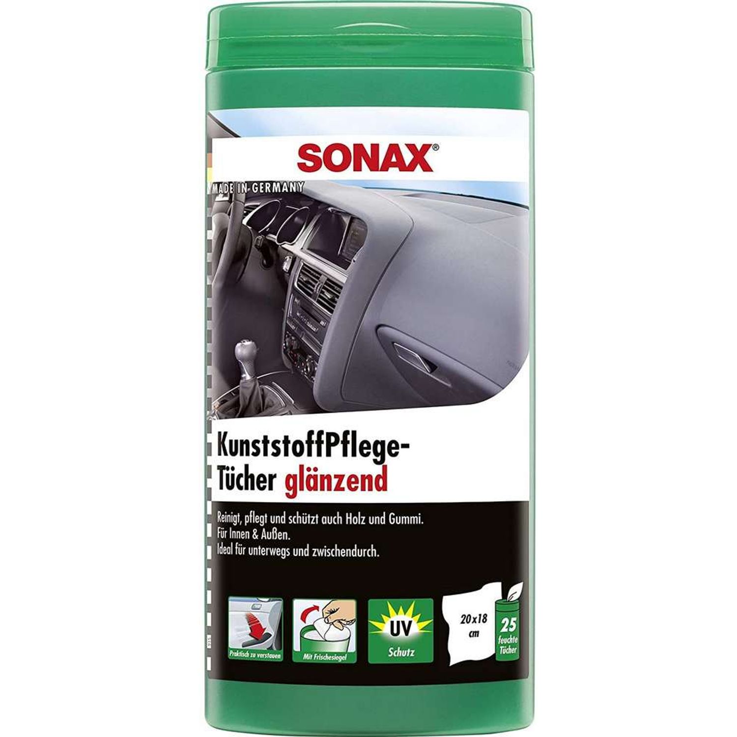 Servetele Umede Curatare Plastic Sonax, 25buc fotografia produsului