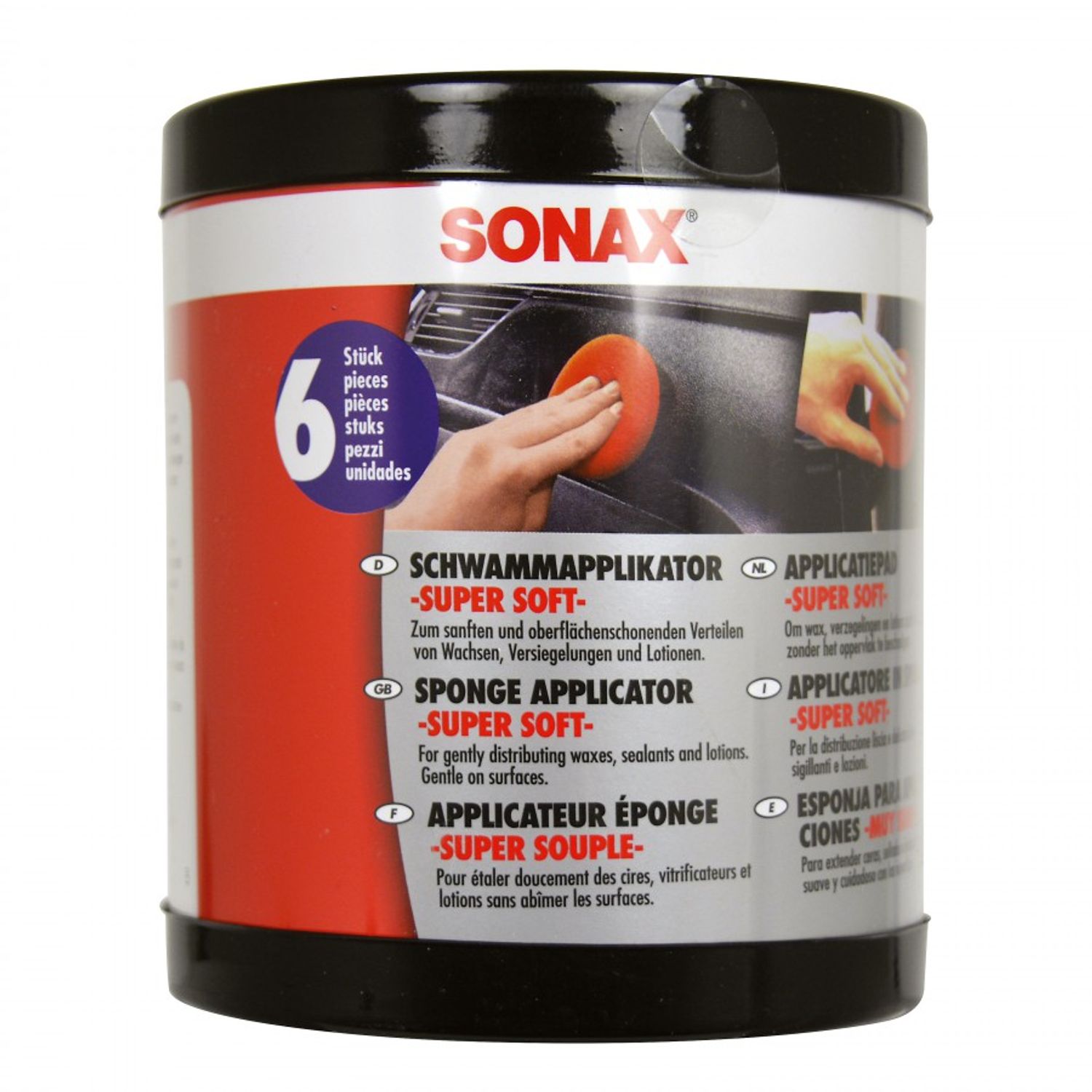 Aplicator Ceara & Sealant Sonax, Set 6 buc fotografia produsului