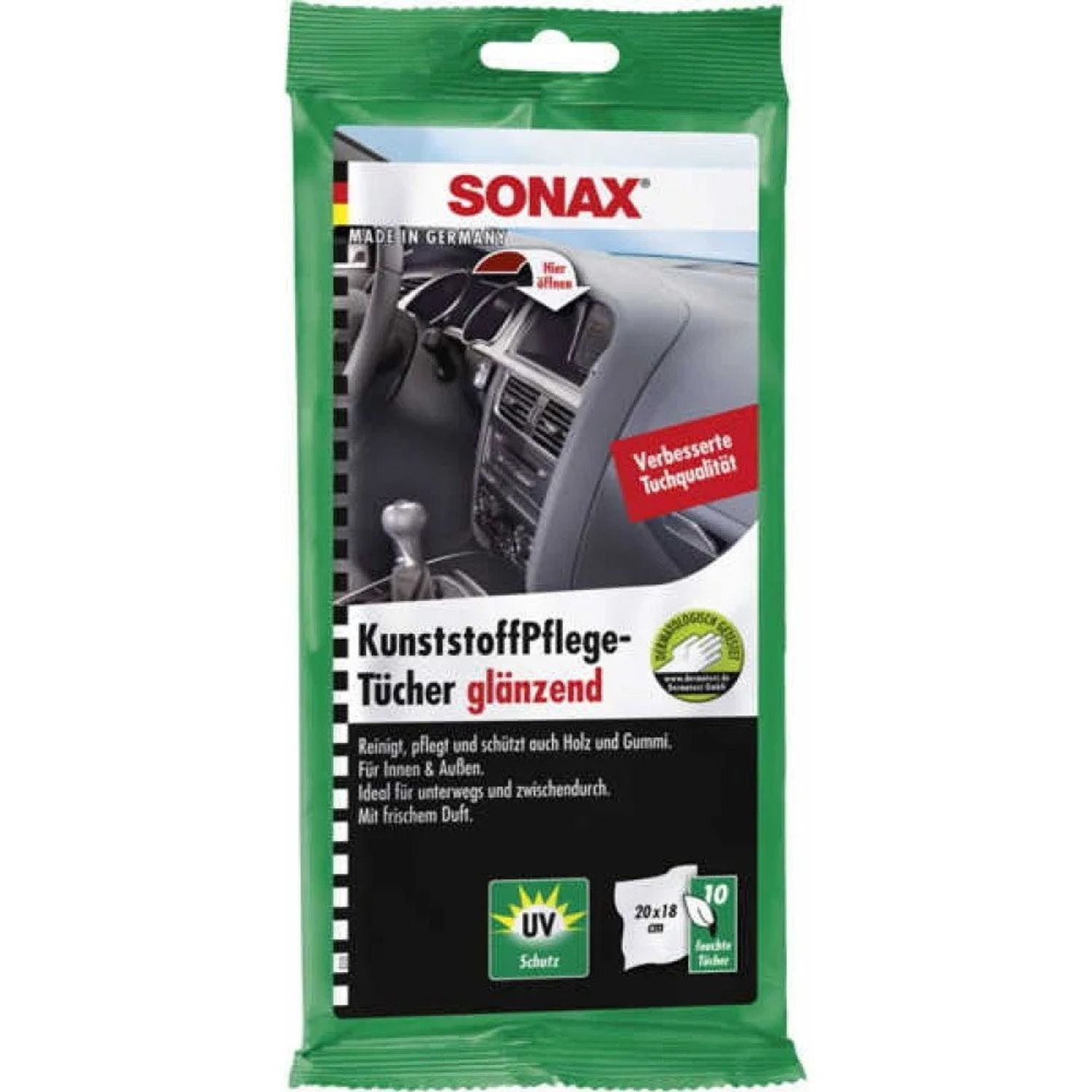 Servetele Curatare Plastic Auto Sonax Plastic Care Wipes fotografia produsului
