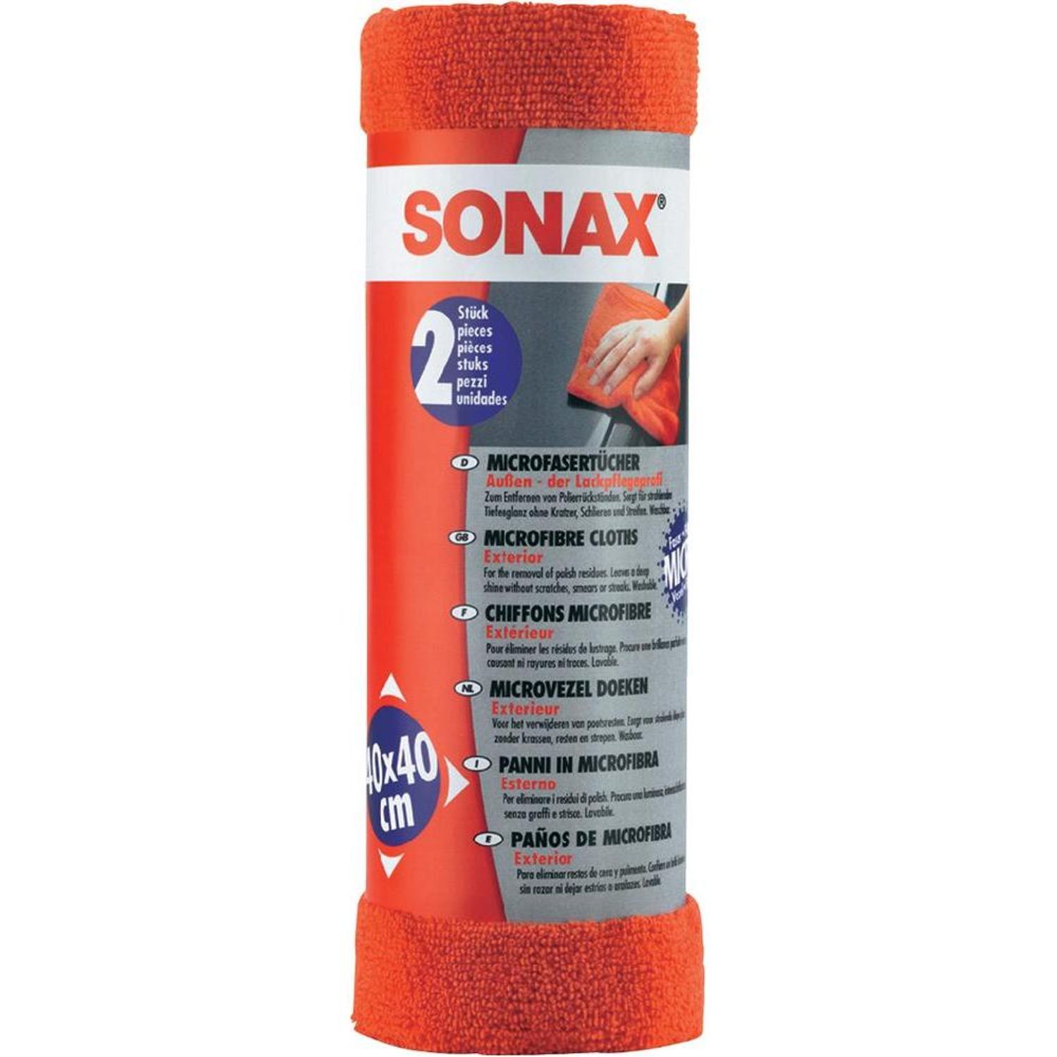 Set 2 buc Lavete Microfibre Sonax Microfiber Cloth fotografia produsului