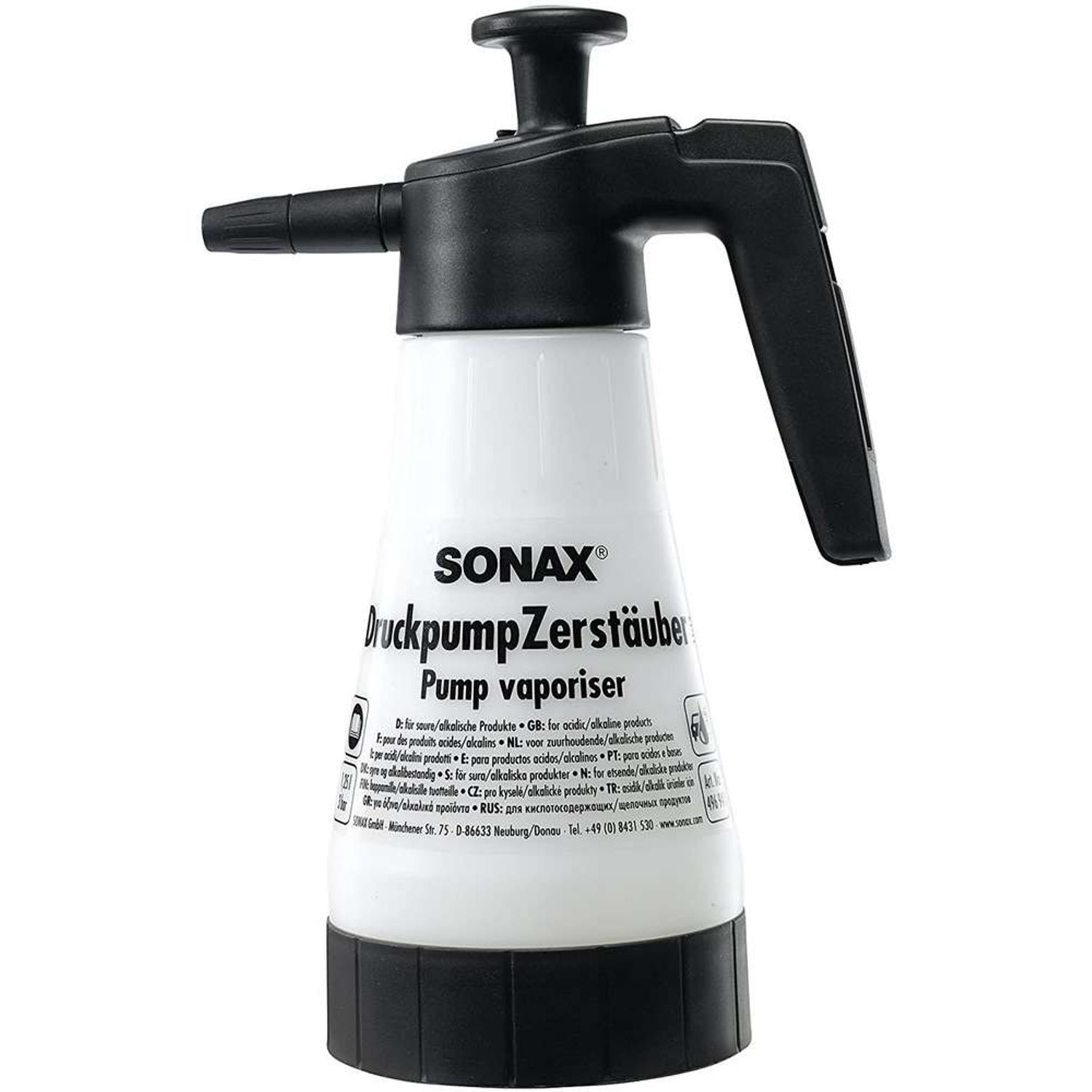 Atomizor Sonax Pump Vaporizer Alkaline, 1.5L fotografia produsului