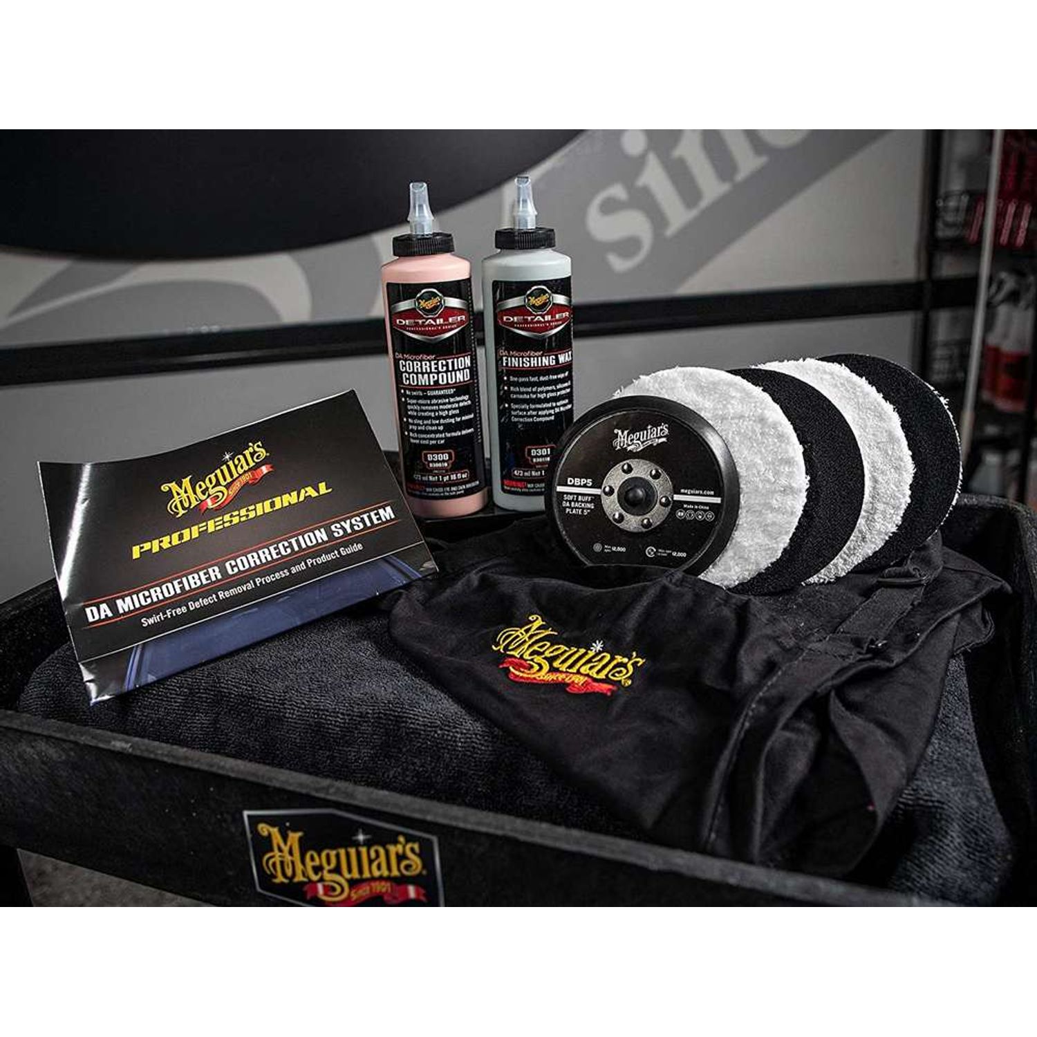 Set Polish Meguiar's DA Microfiber Correction System, 140mm fotografia produsului View 4 L