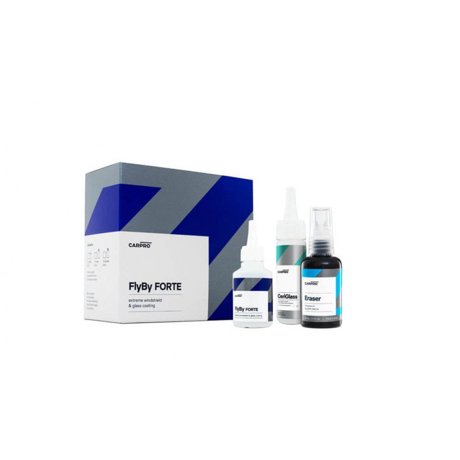 Set Tratament Hidrofob Geamuri CarPro FlyBy Forte, 15ml fotografia produsului
