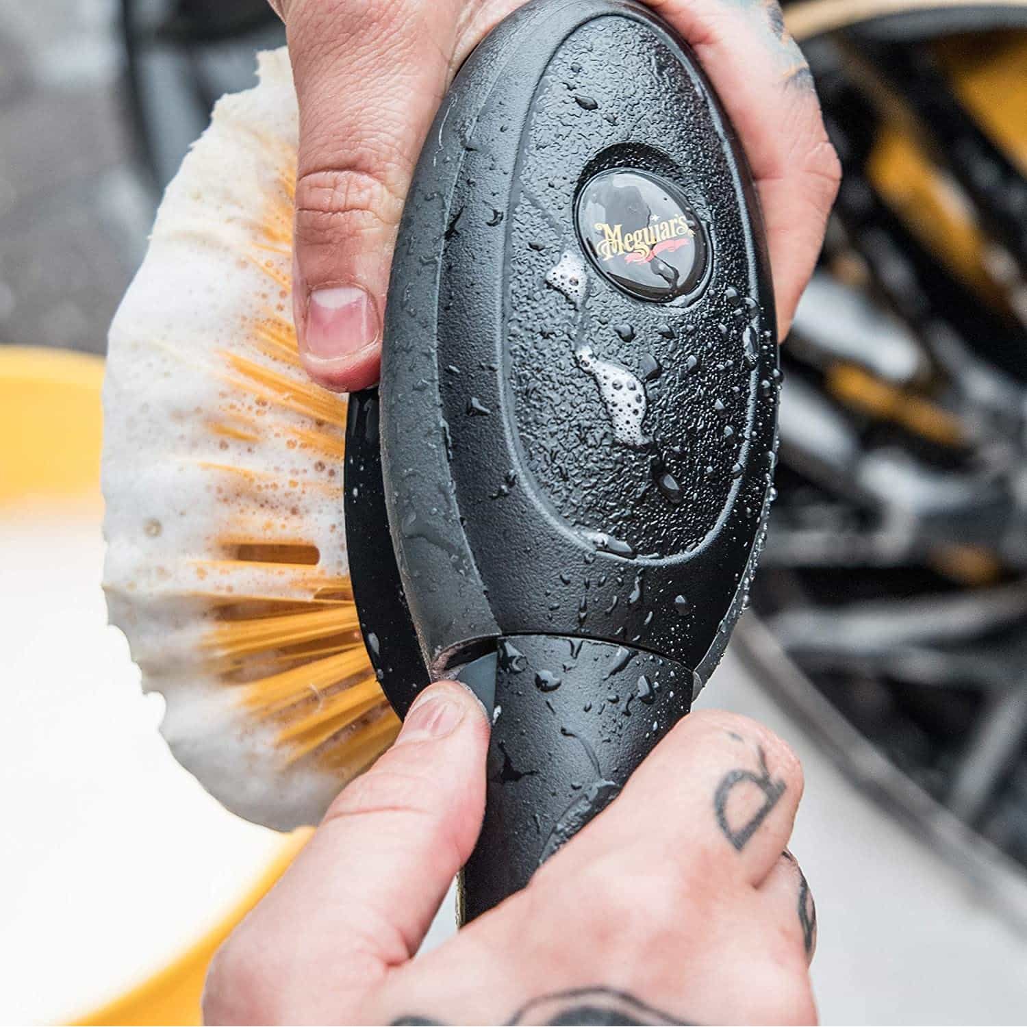 Meguiar's Versa-Angle Wheel Face Brush - Perie Curatare Jante fotografia produsului View 5 L