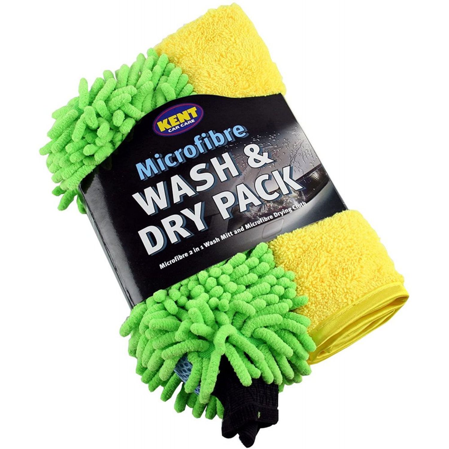 Set Manusa si Laveta Microfibre Kent Wash and Dry Pack fotografia produsului