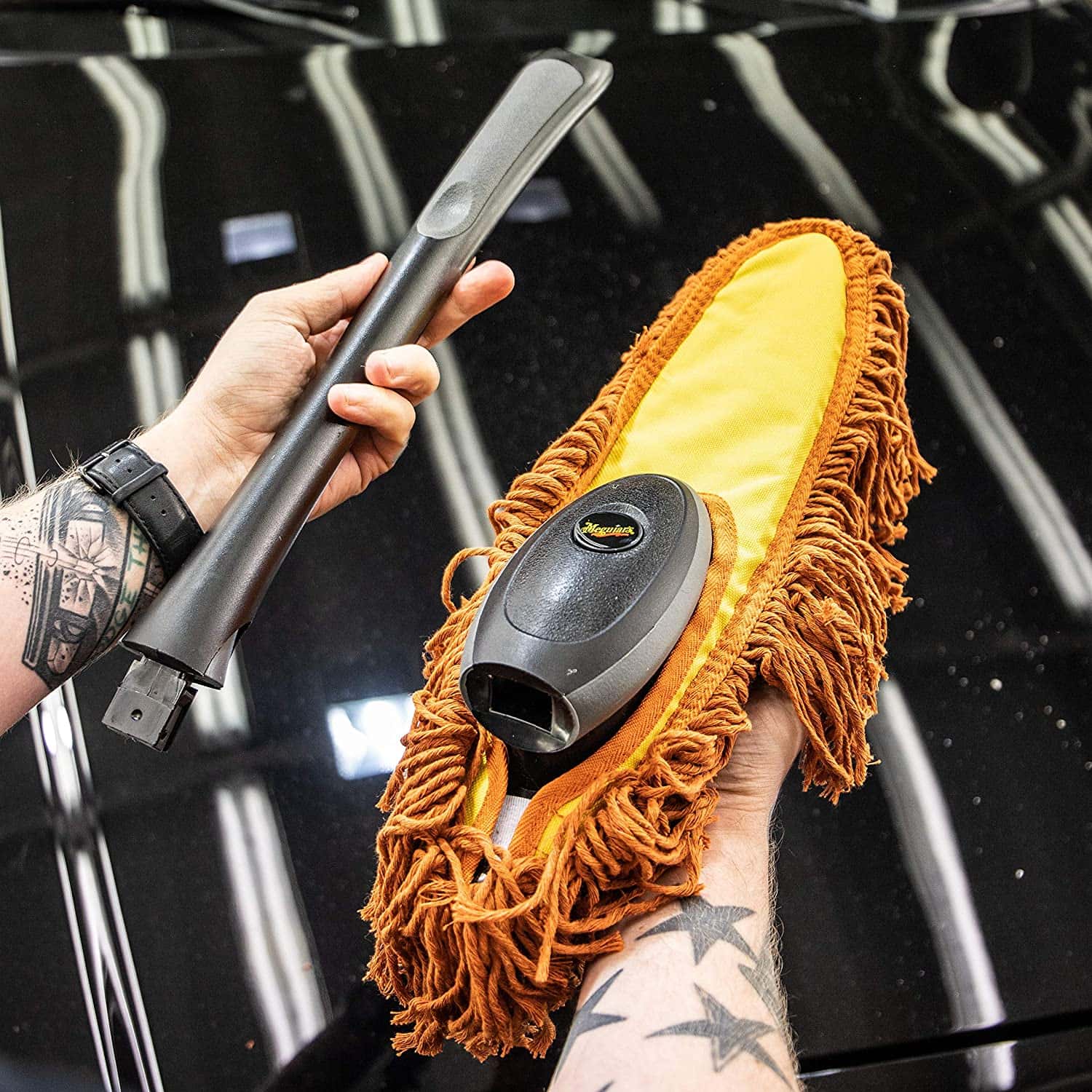 Meguiar's Versa-Angle Body Duster - Perie Praf Microfibre Maner Ajustabil fotografia produsului View 3 L