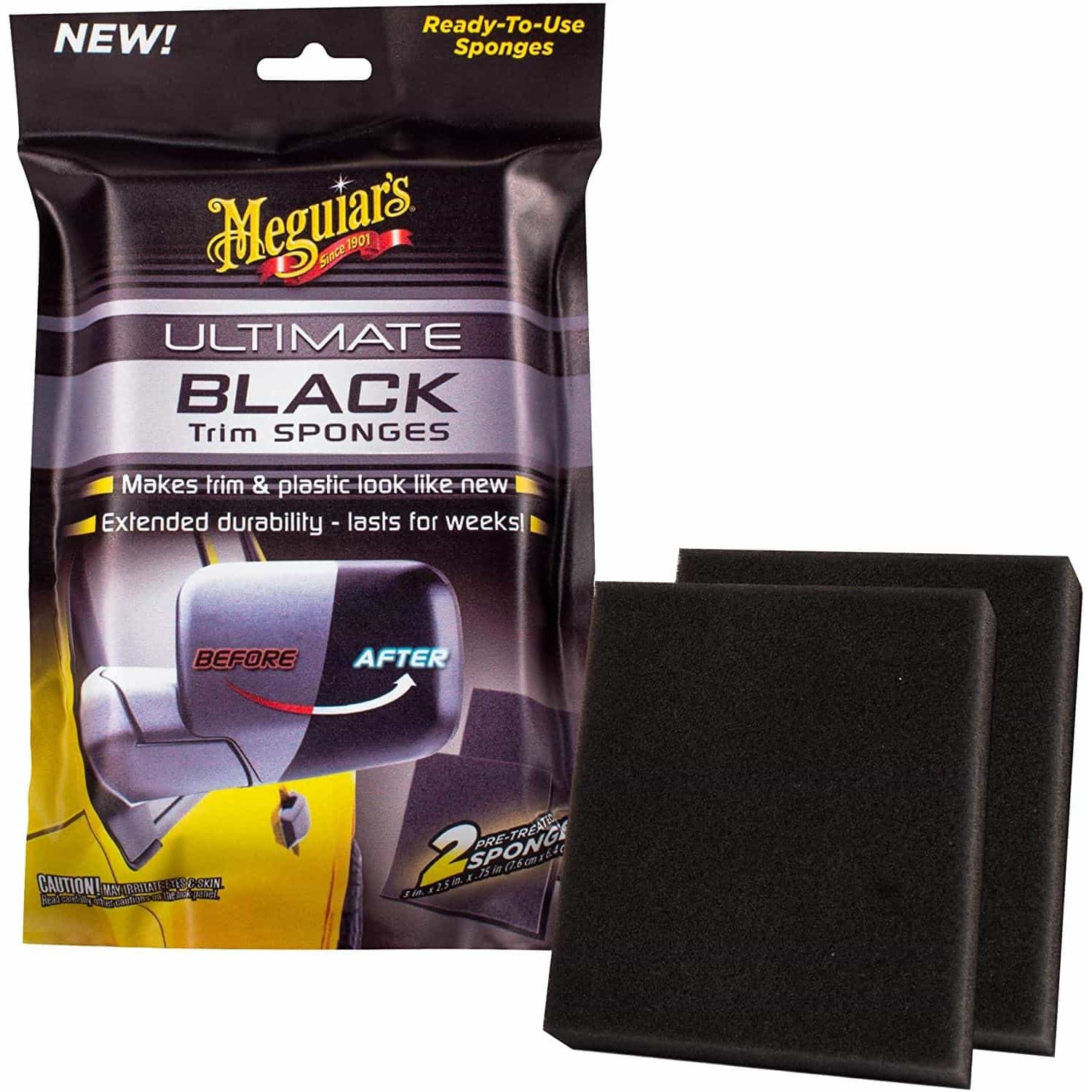 Meguiar's Set 2 Bureti Dressing Plastice fotografia produsului