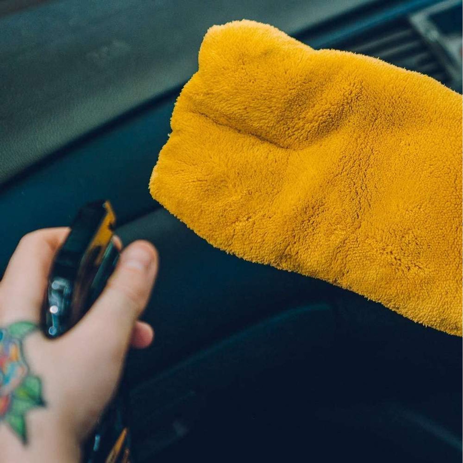Manusa Microfibre Meguiar's Detailing Mitt Gant Microfibre fotografia produsului View 2 L