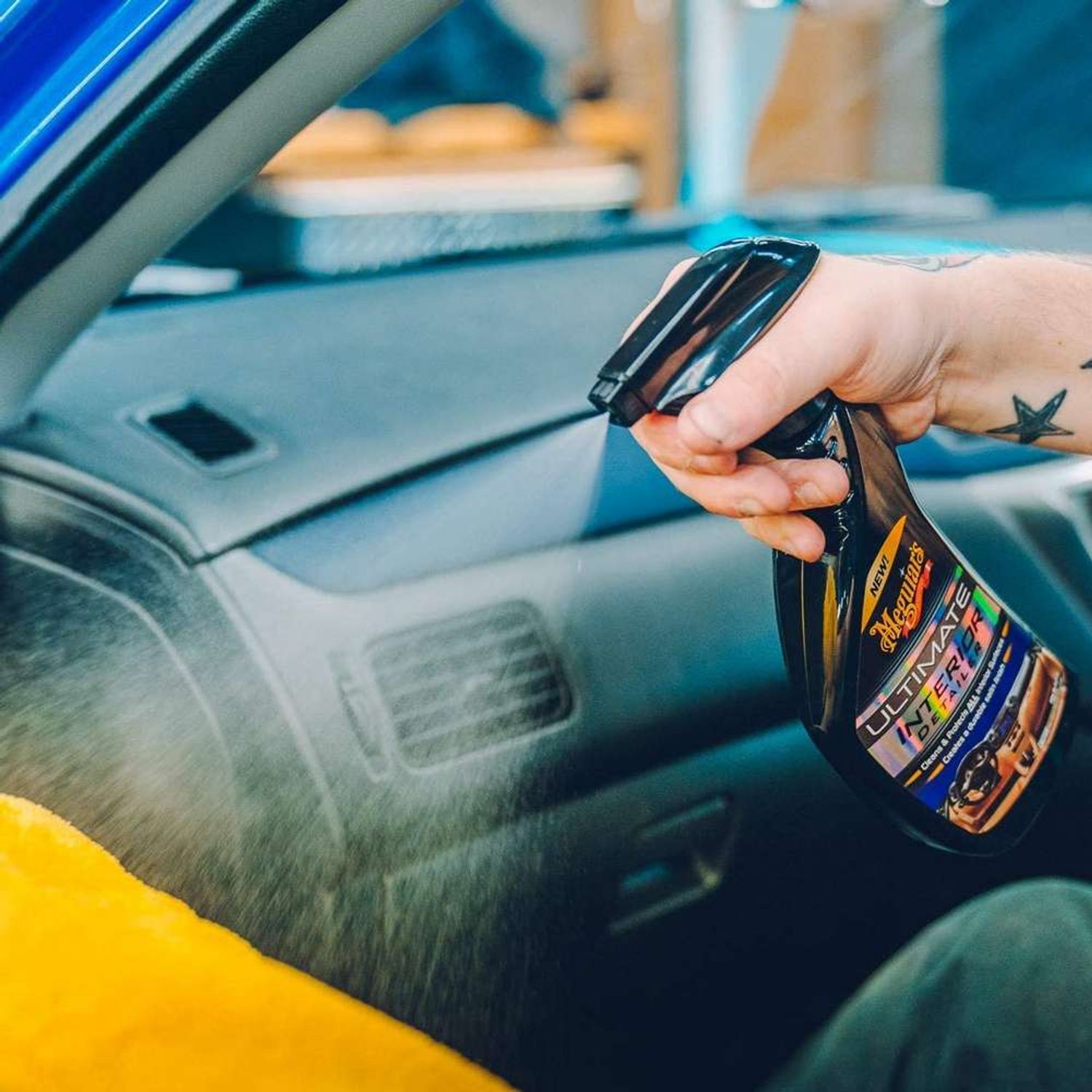 Manusa Microfibre Meguiar's Detailing Mitt Gant Microfibre fotografia produsului View 4 L
