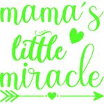 Sticker decorativ pentru perete, Mama, 35x35cm, verde fotografia produsului