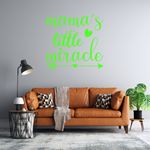 Sticker decorativ pentru perete, Mama, 35x35cm, verde fotografia produsului View 3 S
