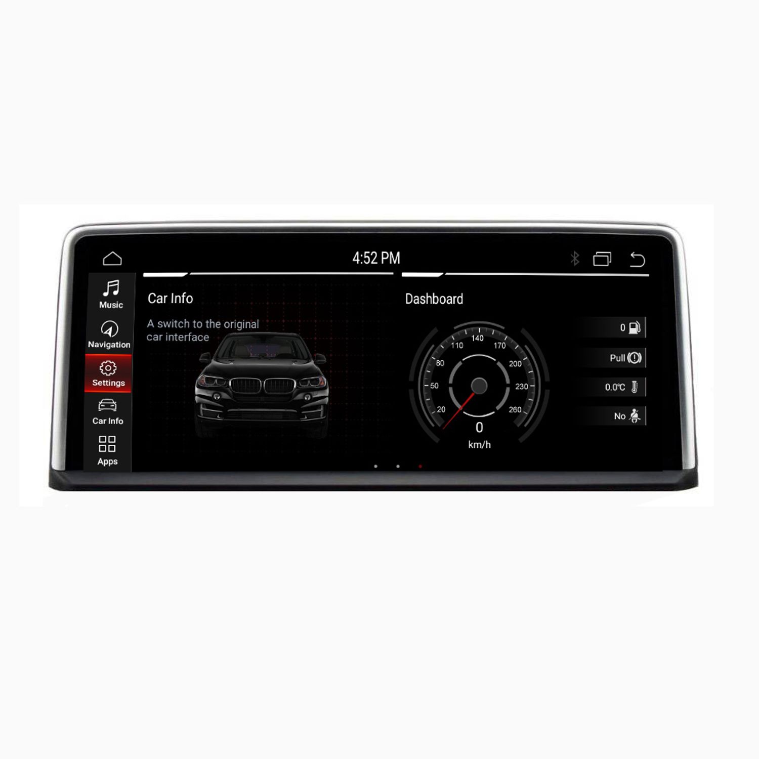 Navigatie dedicata BMW X5 E70 si X6 E71 CCC Android 10 qualcomm internet gps bluetooth 4G fotografia produsului