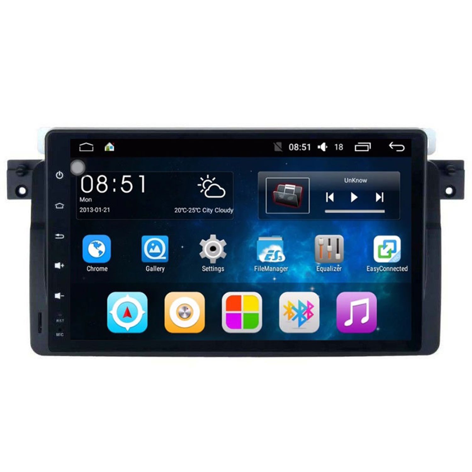 Navigatie dedicata BMW Seria 3 E46 EDT-E052 cu Android GPS Bluetooth Internet fotografia produsului