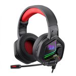 Casti Redragon Ajax iluminare RGB negre fotografia produsului