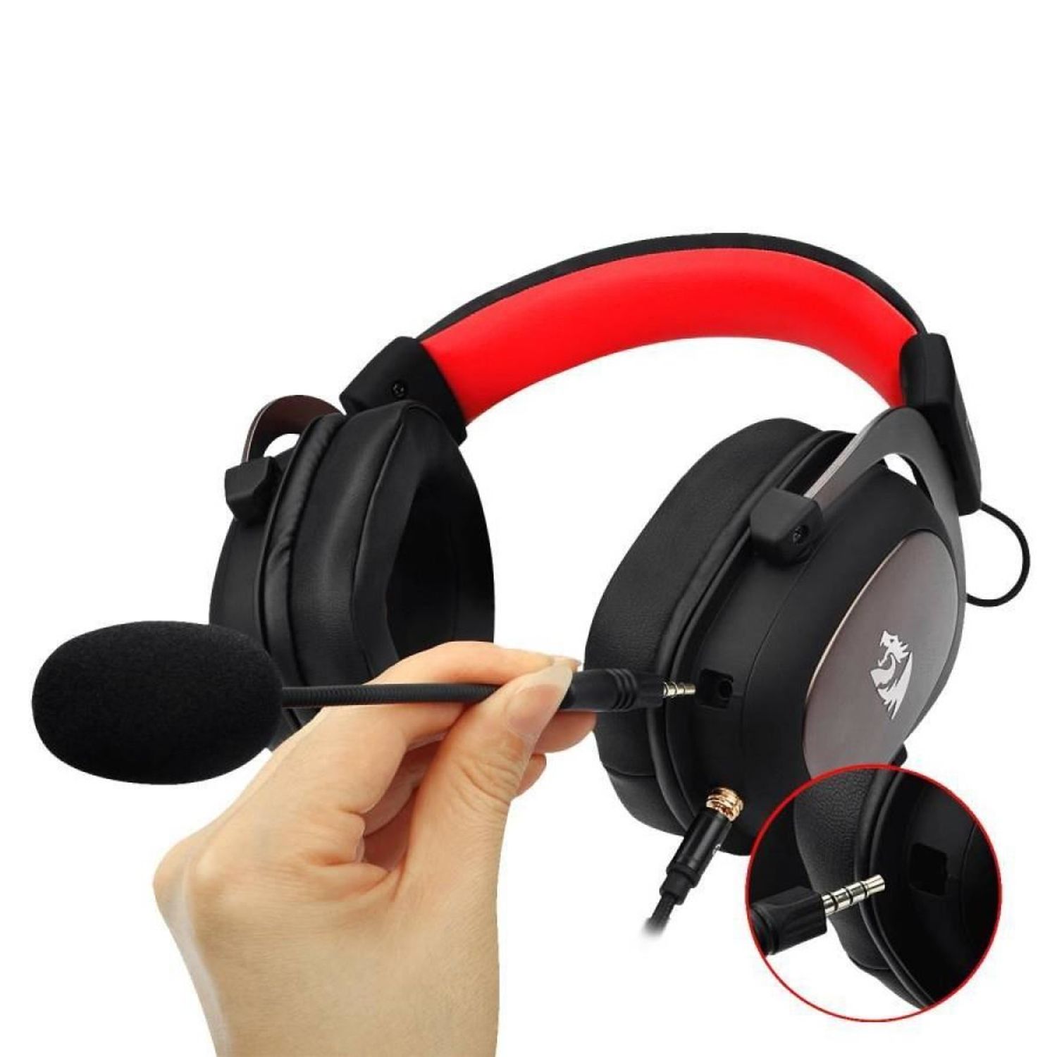 Casti Redragon Zeus 2 negre fotografia produsului View 3 L