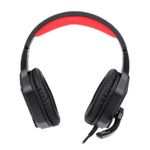 Casti gaming Redragon Themis negre iluminare rosie fotografia produsului