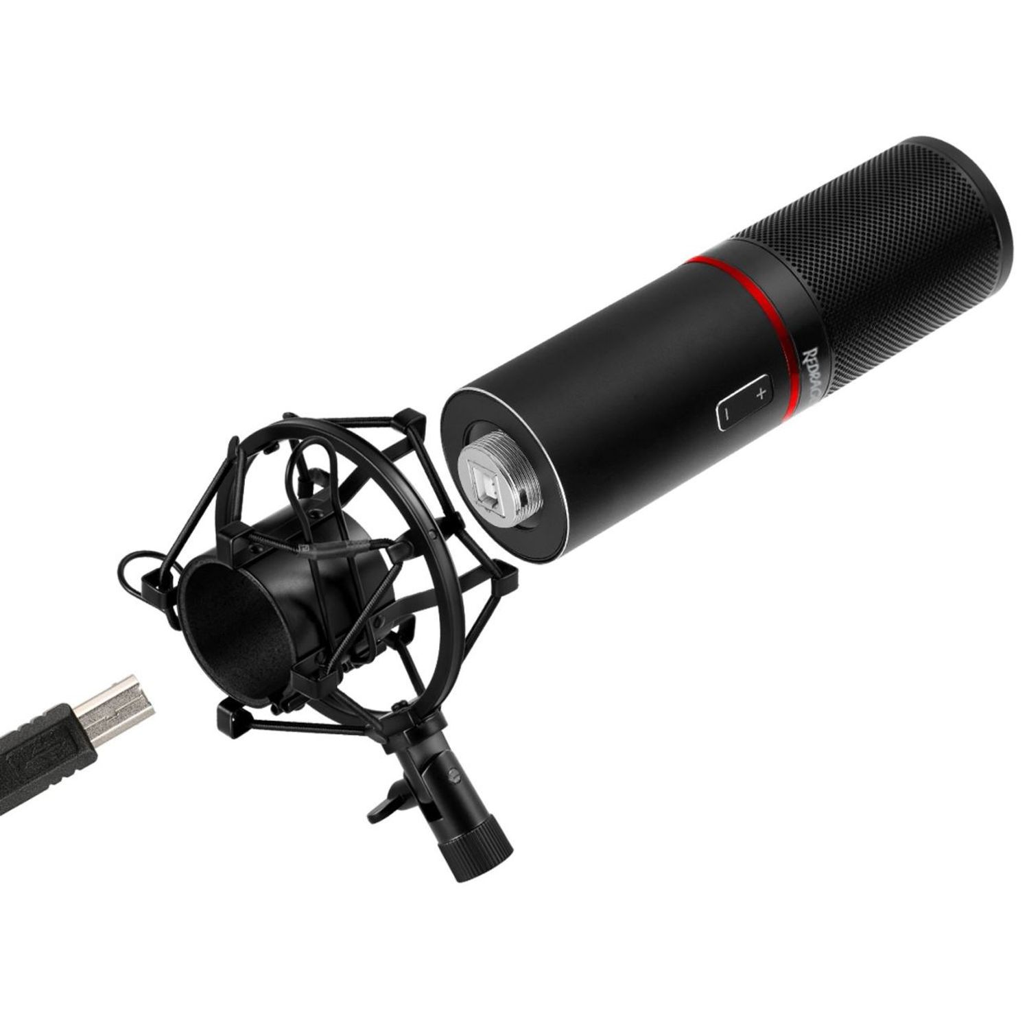 Microfon Redragon Blazar negru cu stand fotografia produsului View 4 L