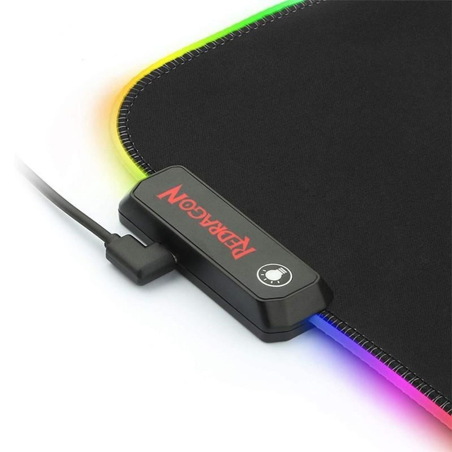 Mousepad gaming Redragon Neptune X iluminare RGB fotografia produsului View 5 L