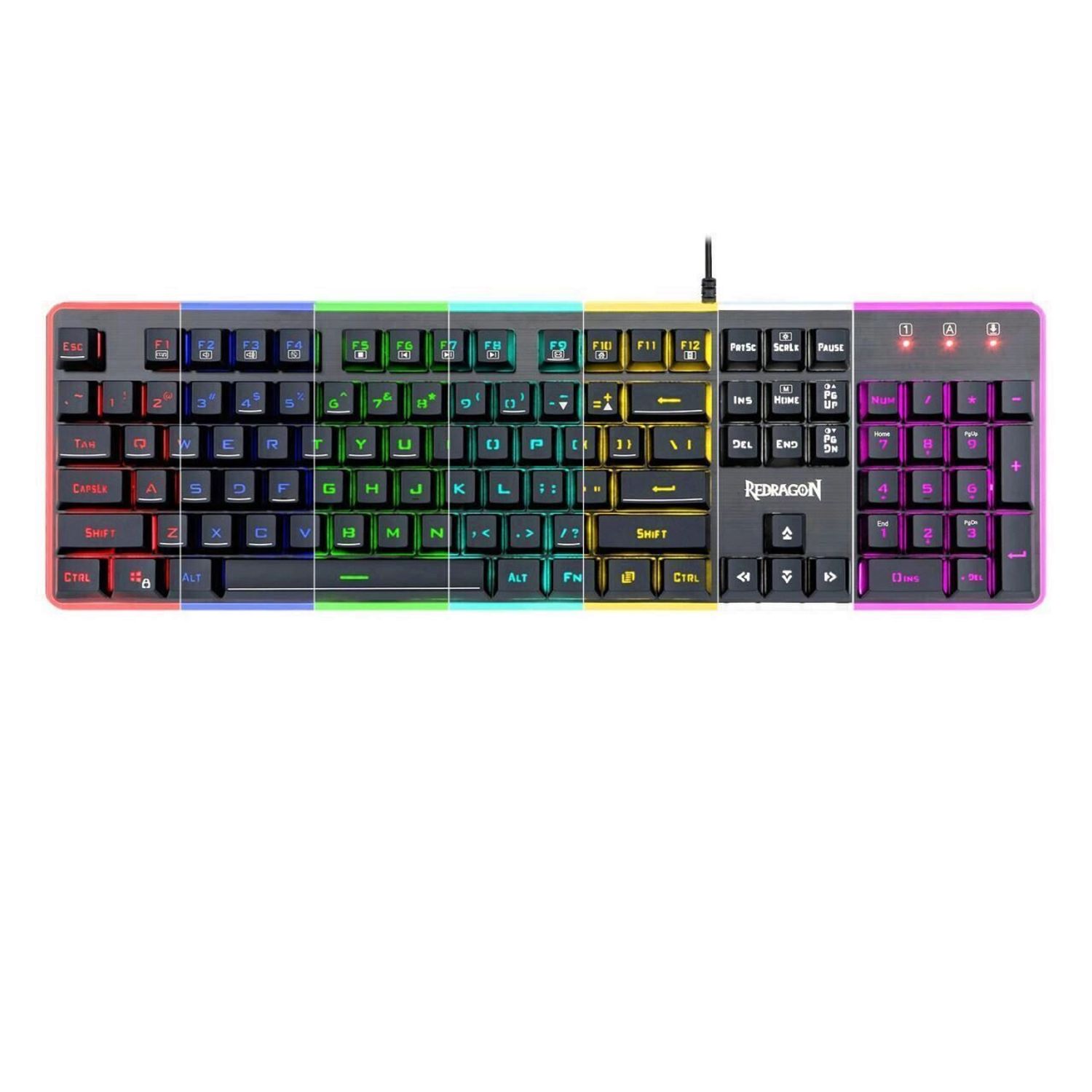 Tastatura gaming Redragon Dyaus 2 neagra iluminare RGB fotografia produsului