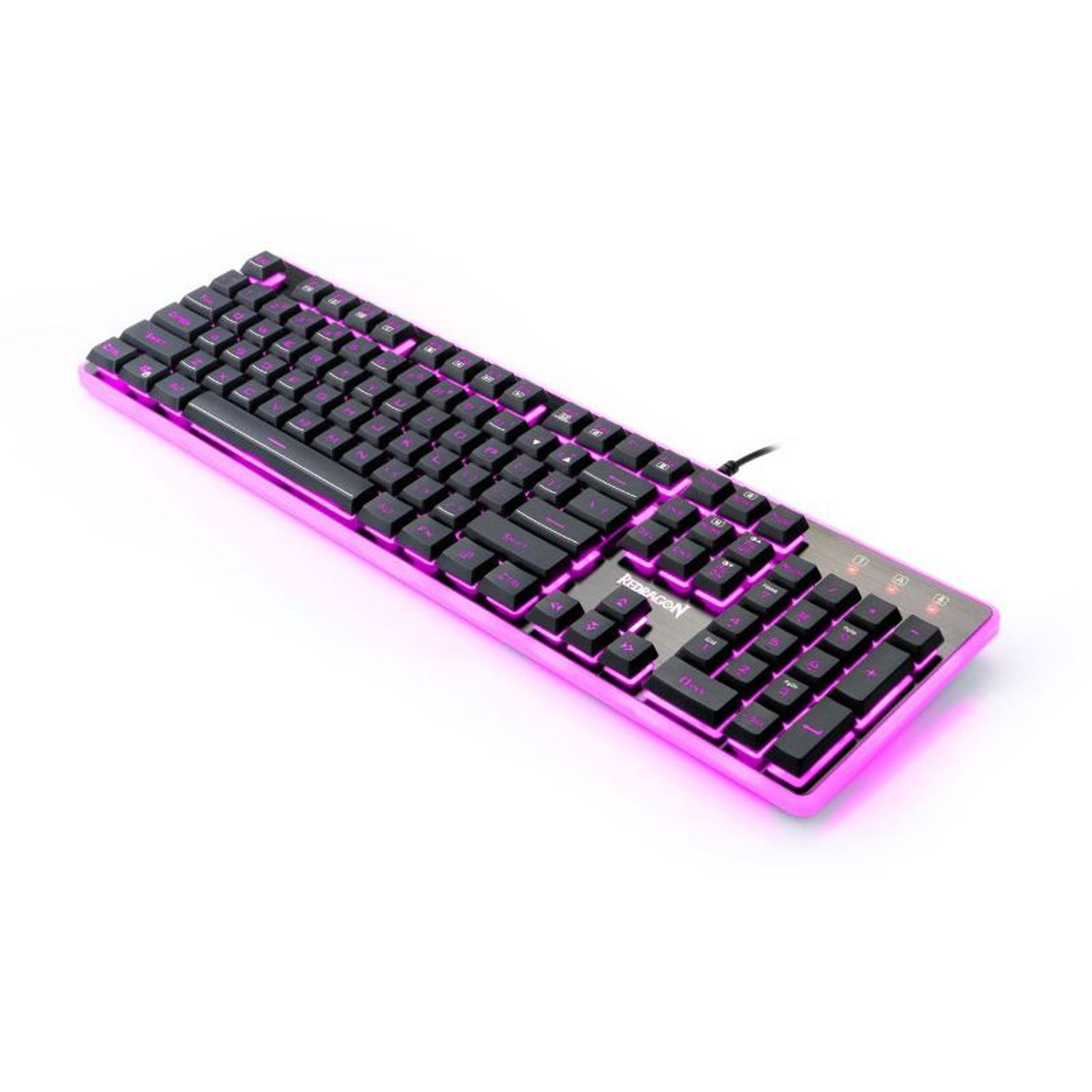 Tastatura gaming Redragon Dyaus 2 neagra iluminare RGB fotografia produsului View 6 L