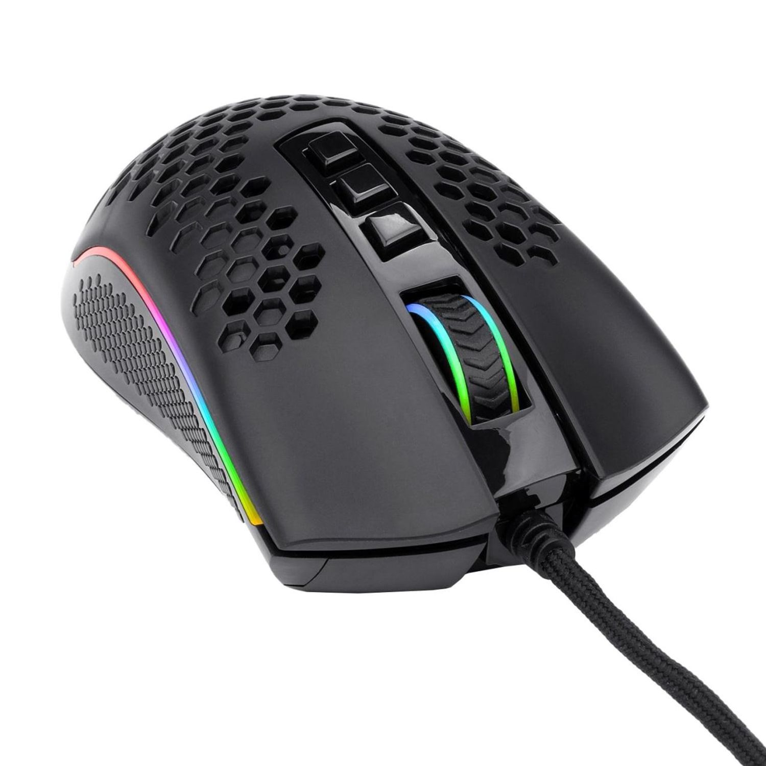 Mouse gaming Redragon Storm iluminare RGB negru fotografia produsului View 6 L