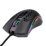 Mouse gaming Redragon Storm iluminare RGB negru fotografia produsului View 5 S