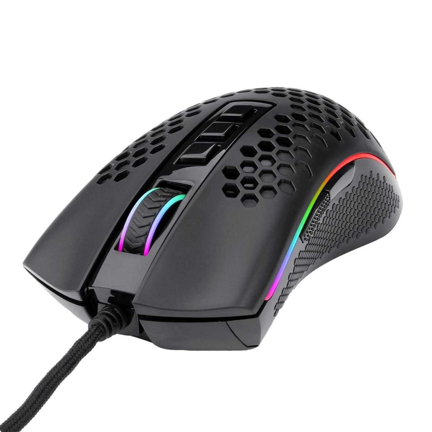 Mouse gaming Redragon Storm iluminare RGB negru fotografia produsului View 5 L