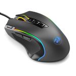 Mouse gaming Redragon Predator negru iluminare RGB fotografia produsului View 5 S